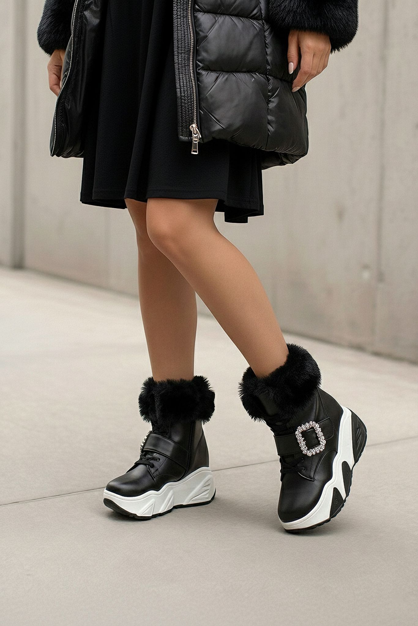 Ash  Gizli Topuklu Deri Bot