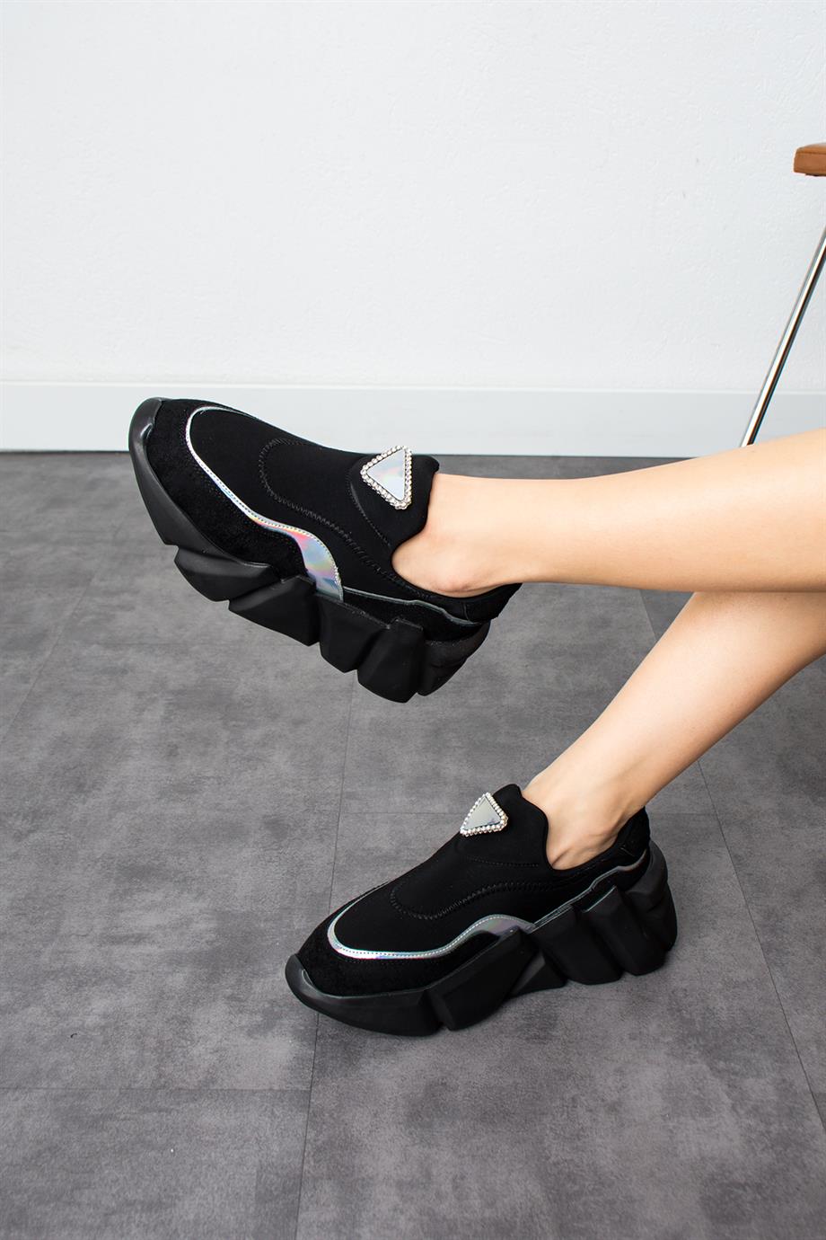 Modanizm Lurtz Siyah Spor Ayakkabı