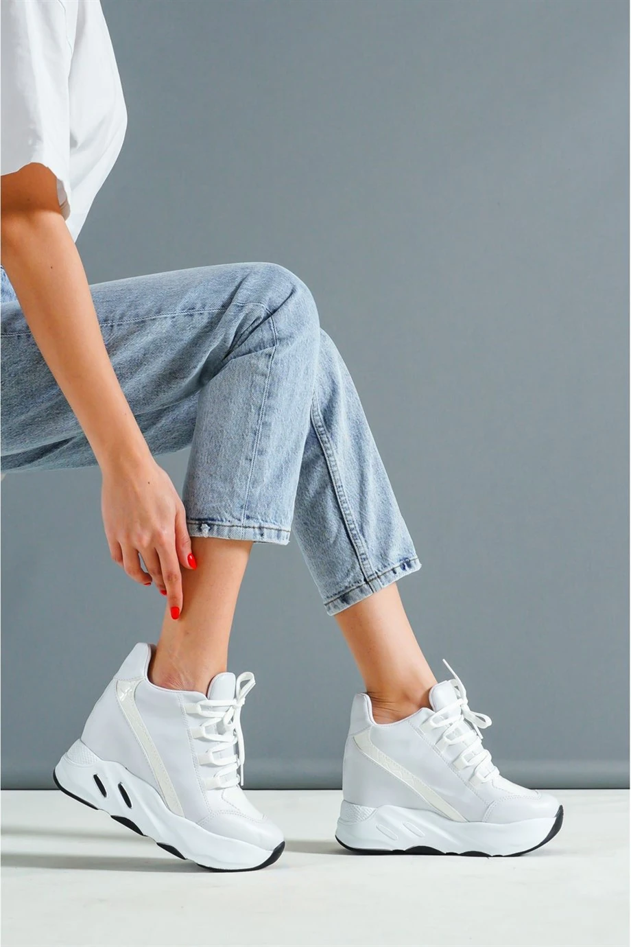 Pounty Gizli Topuklu Spor Ayakkabı