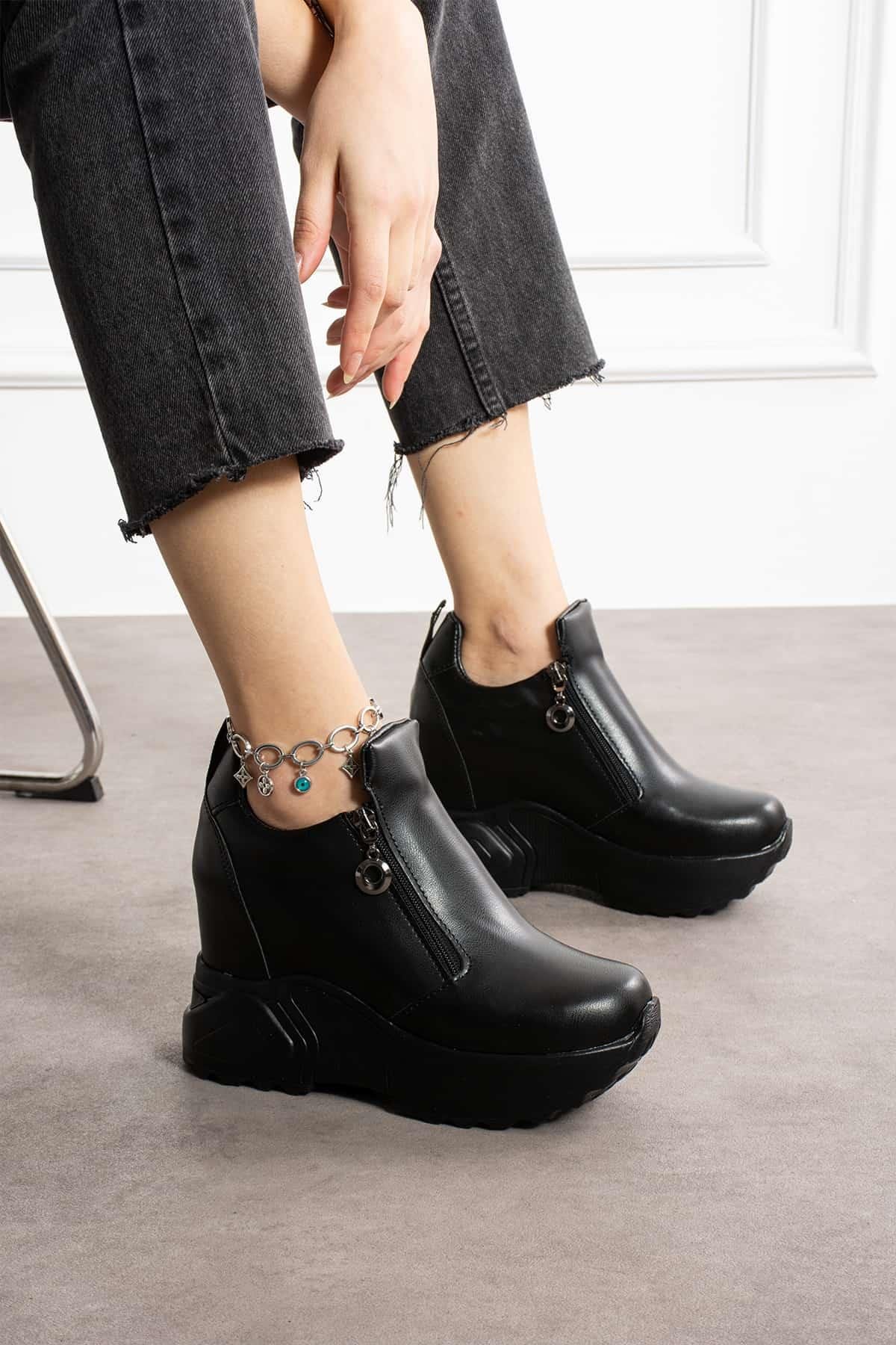 LALIA Siya Dolgu Spor Ayakkabı