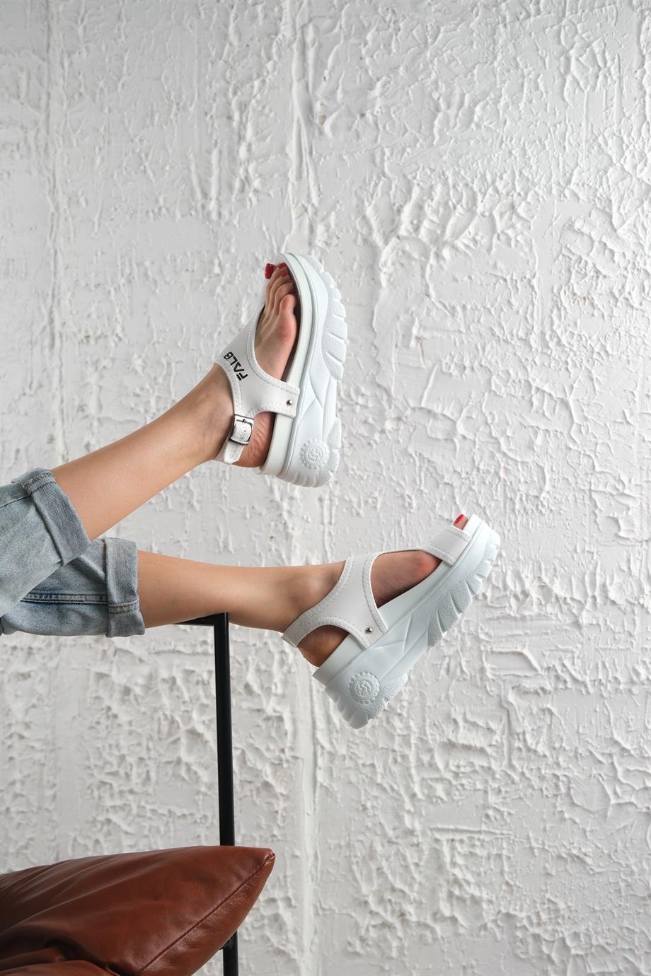 Modanizm Imex Beyaz Spor Sandalet