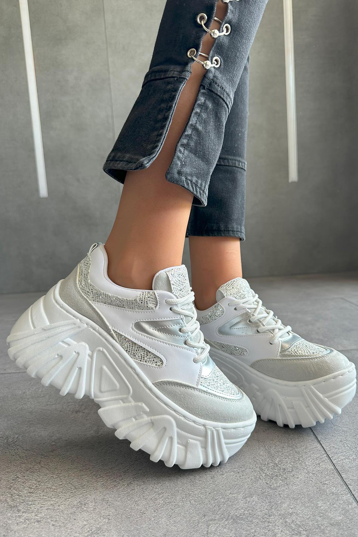 Modanizm Delyth Beyaz Spor Ayakkabı