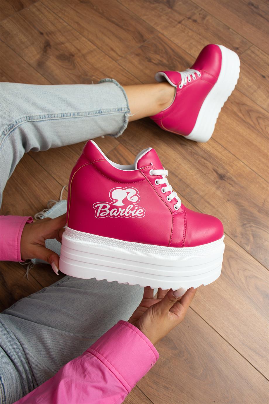 Modanizm Cutie Pembe Gizli Topuklu Spor Ayakkabı