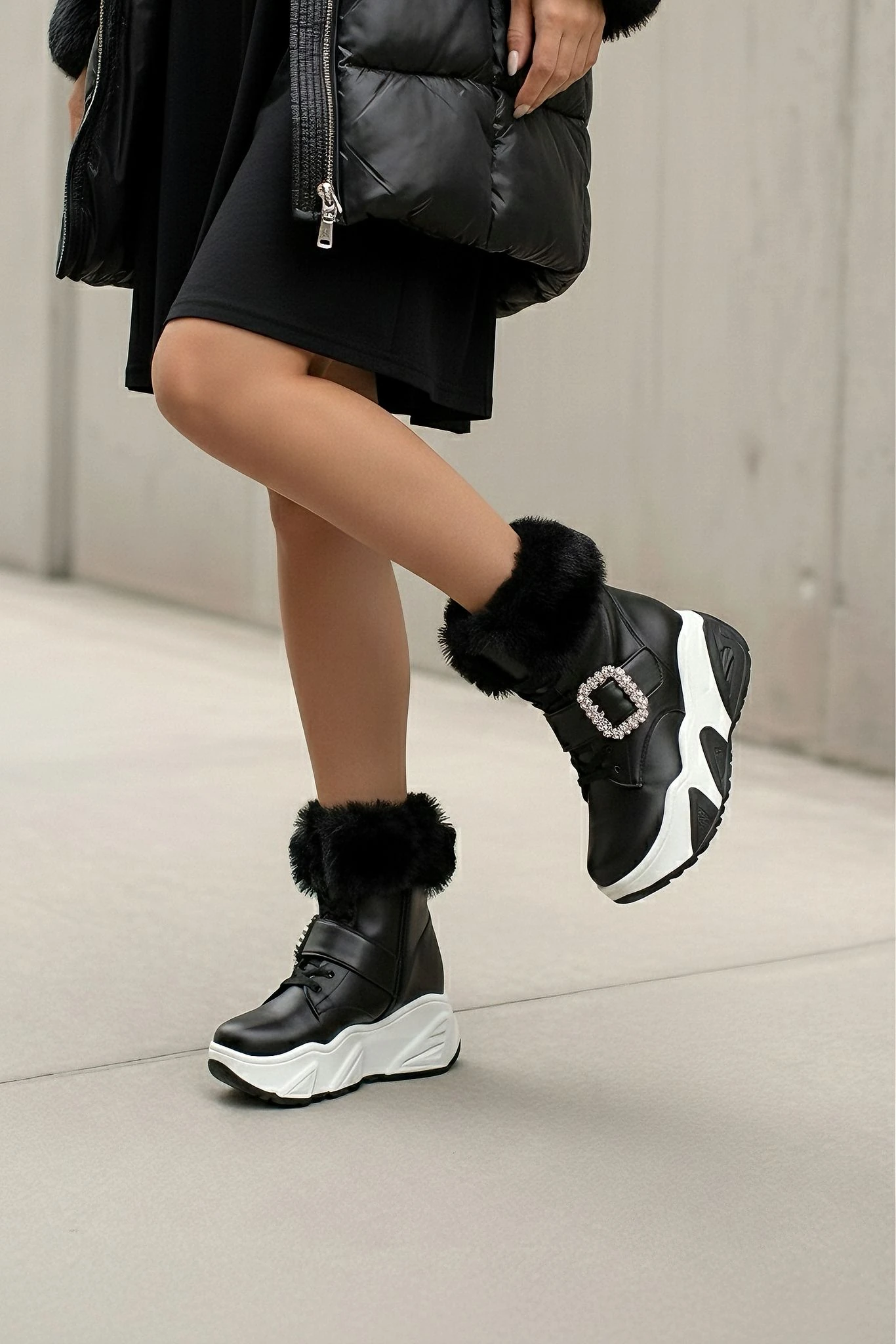 Ash  Gizli Topuklu Deri Bot