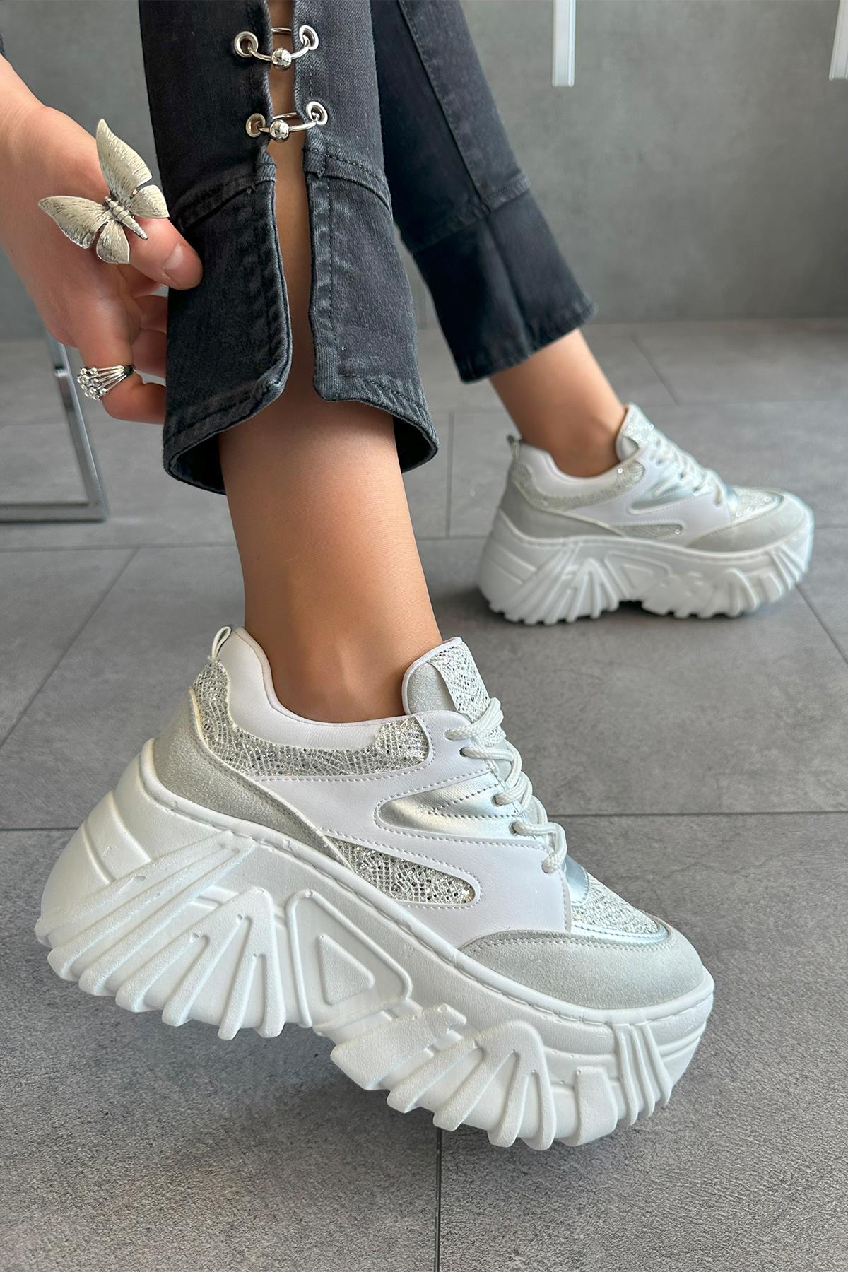 Modanizm Delyth Beyaz Spor Ayakkabı