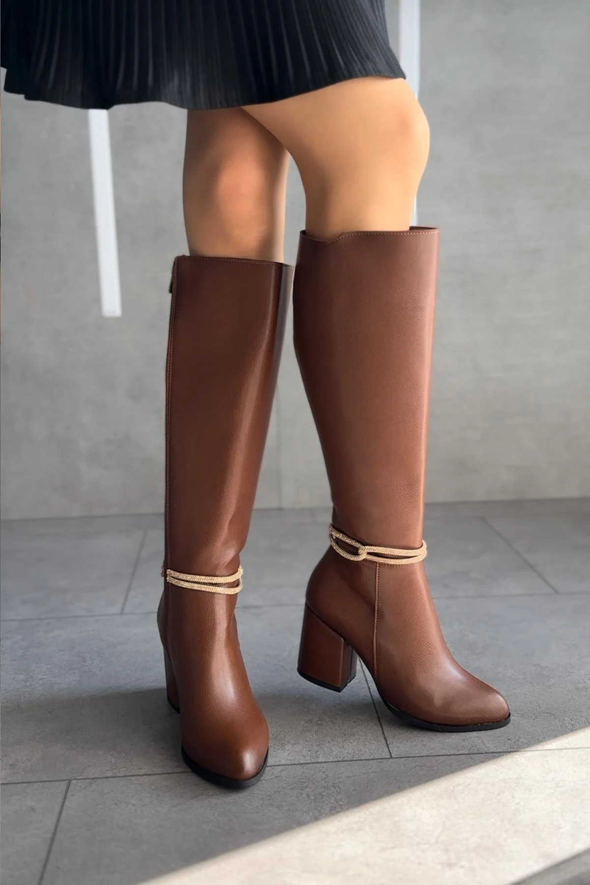 Modanizm Petty Kahverengi Çizme