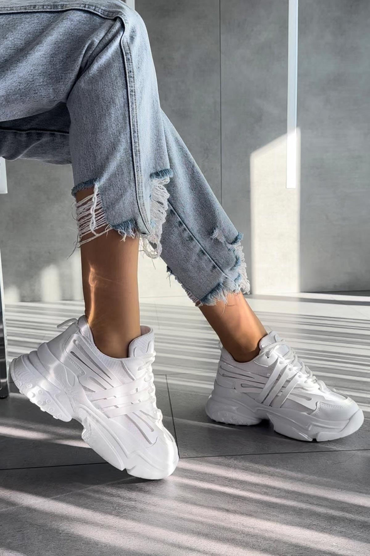 Modanizm Enna Beyaz Spor Ayakkabı