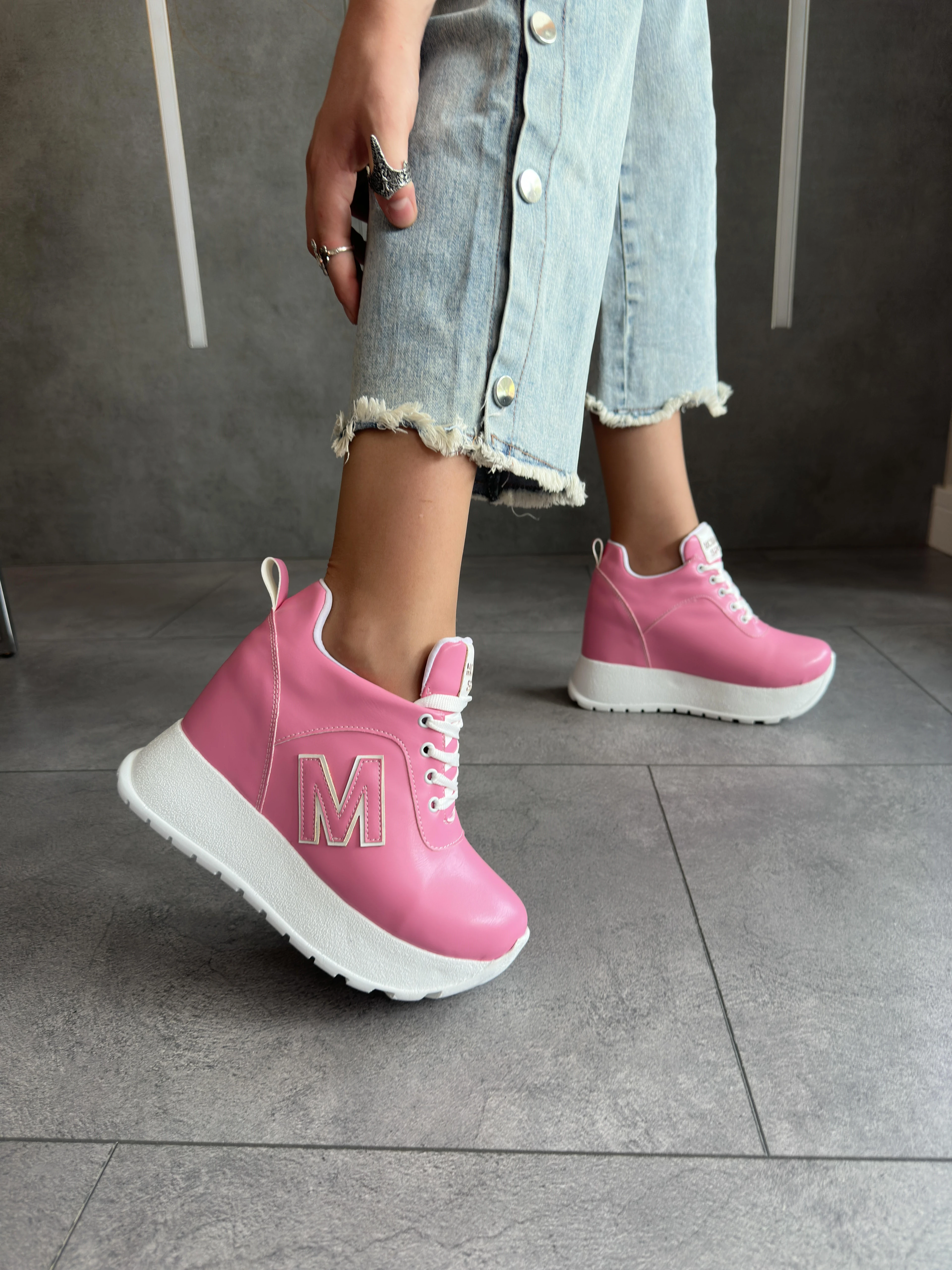 Modanizm Molly Pembe Dolgu Spor Ayakkabı