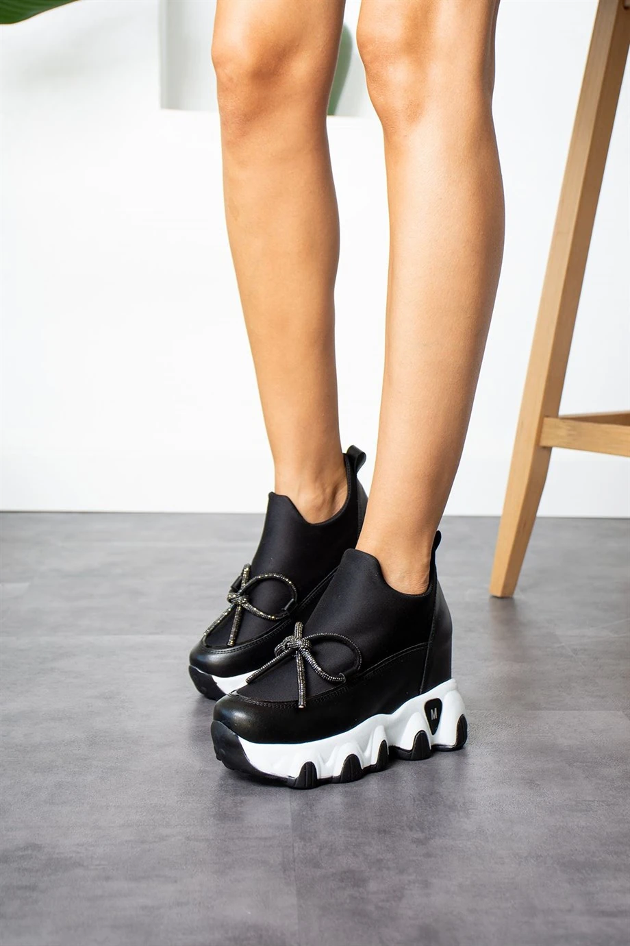 Navista Dolgu Topuklu Spor Sandalet