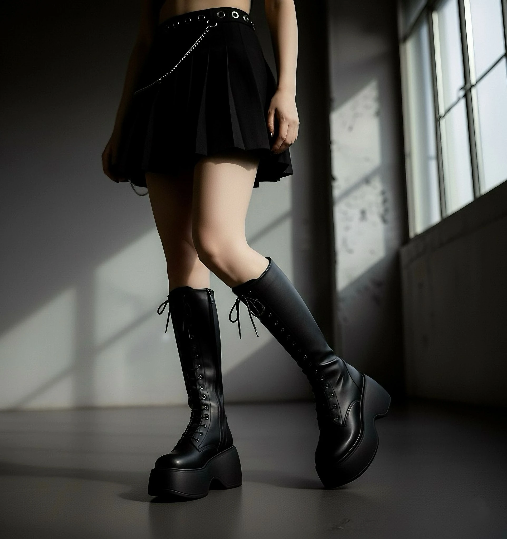 Modanizm Envola Topuklu cizme - Siyah