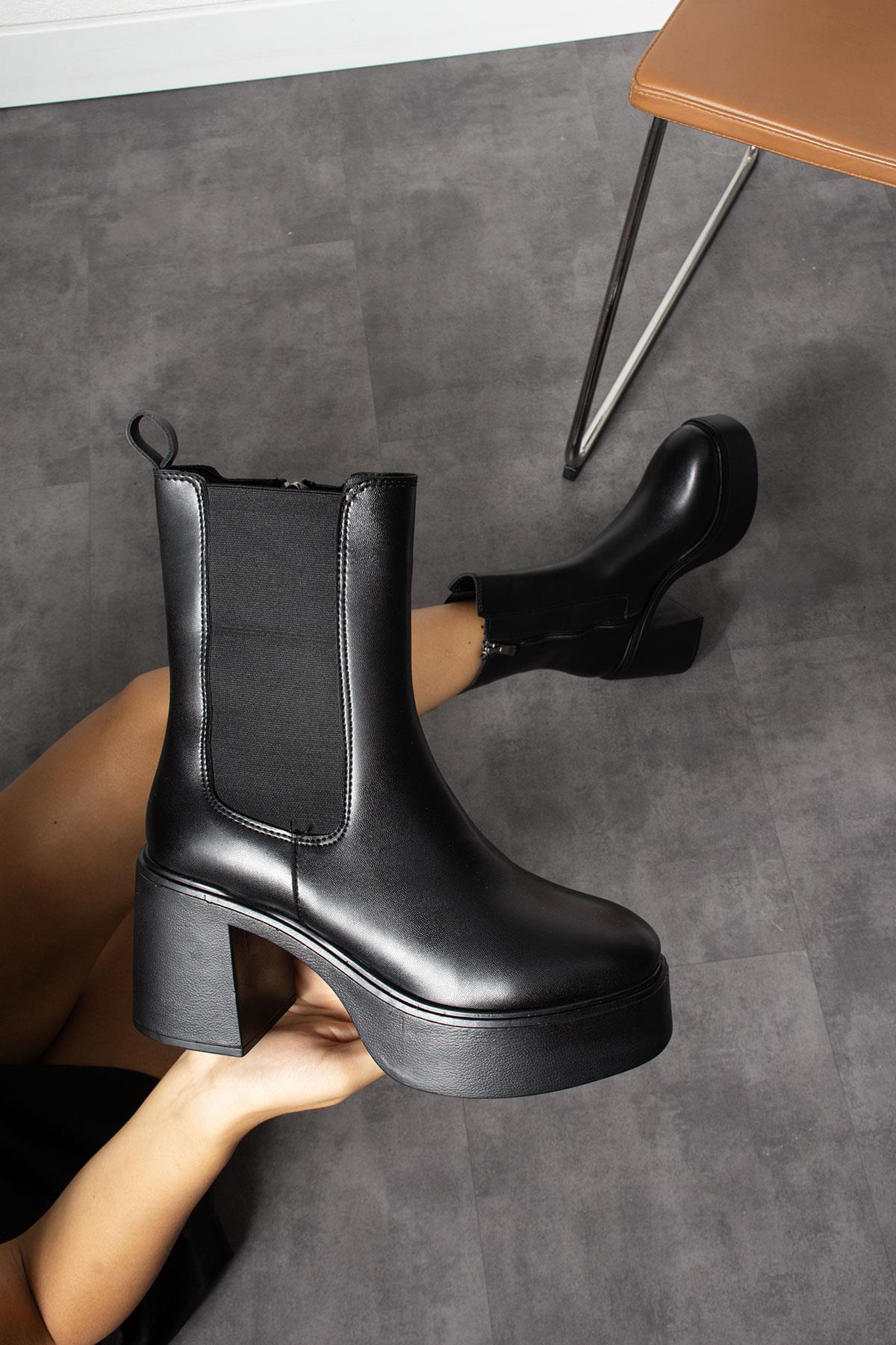 Modanizm Xoxo Siyah Cilt Bot