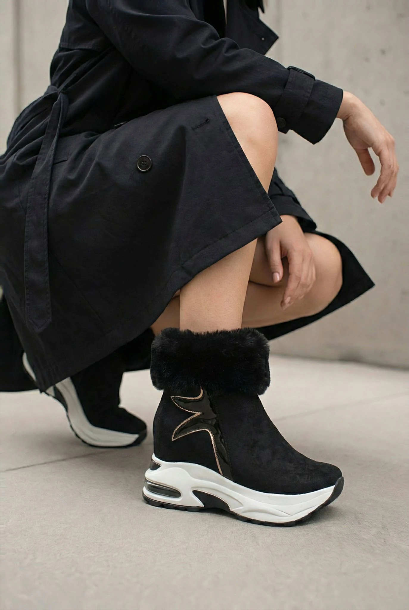 modanizm joey siyah spor bot