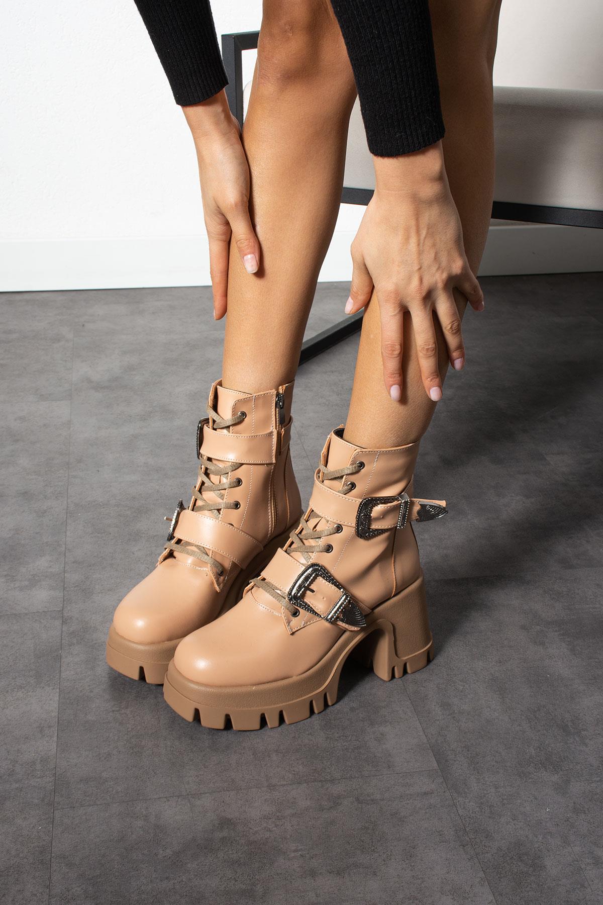 Modanizm Junky Taba Deri Bot