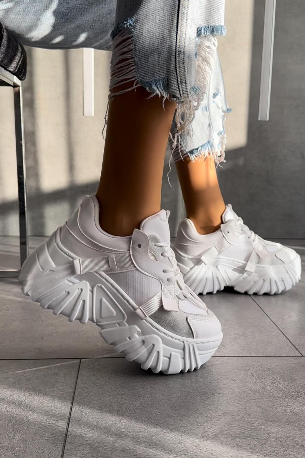 Modanizm Jossey Beyaz Spor Ayakkabı