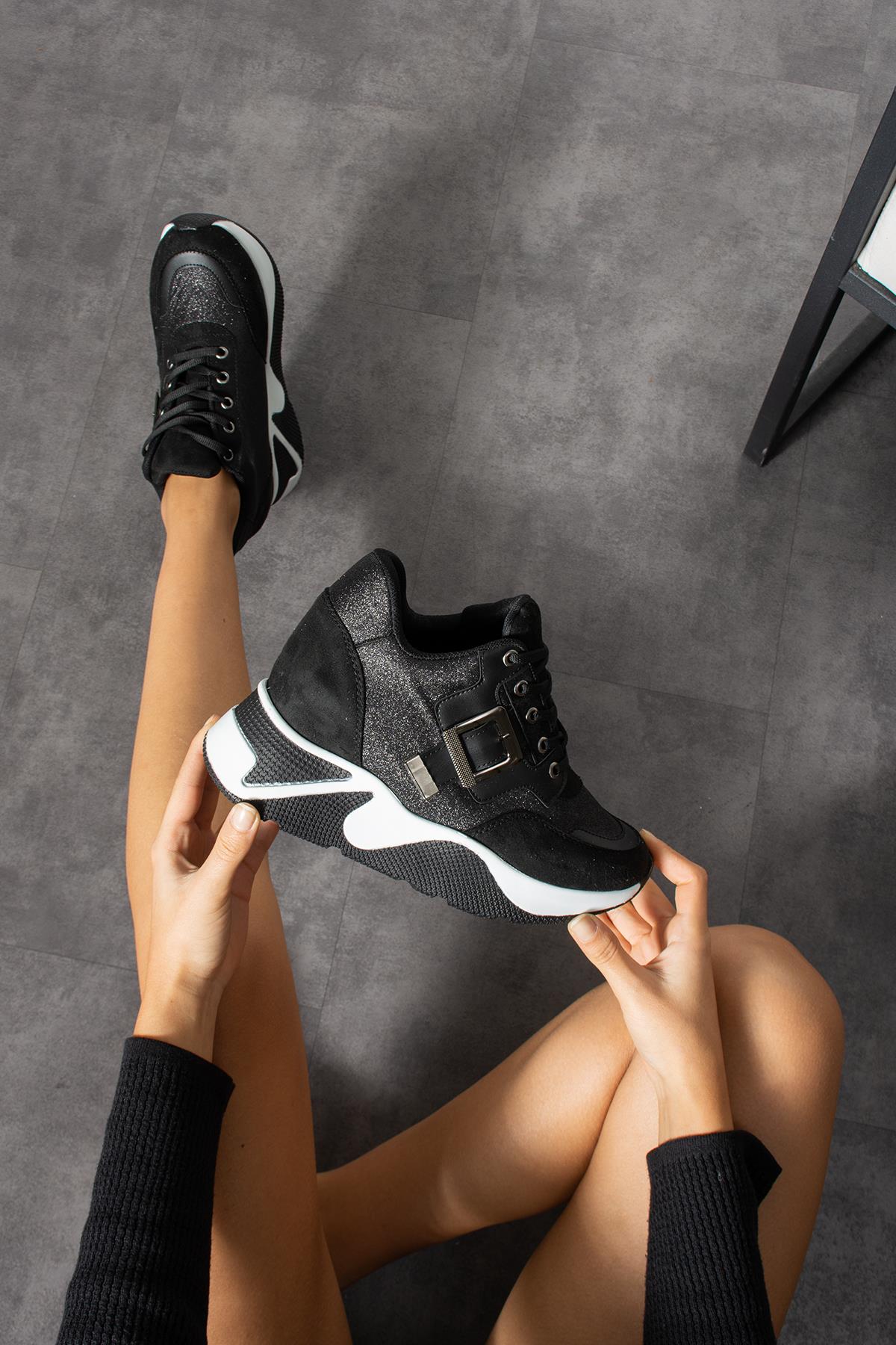 Modanizm Lycia Siyah Spor Ayakkabı