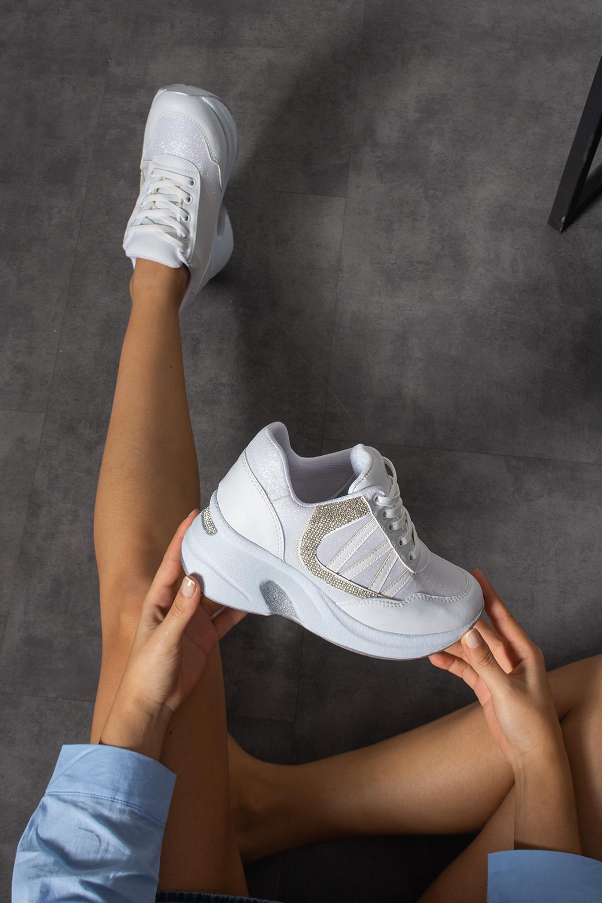 Modanizm Jimmy Beyaz Spor Ayakkabı