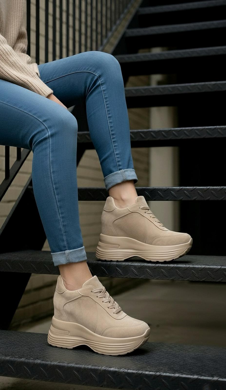 Modanizm Apex Ten Dolgu Spor Ayakkabı