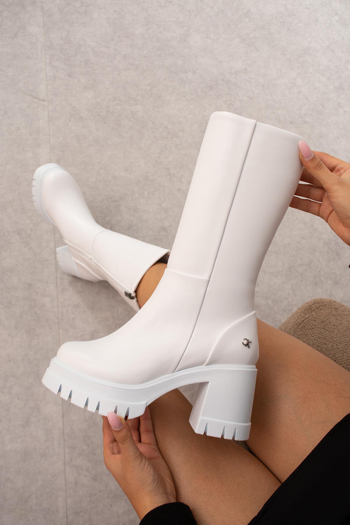 Modanizm Sereia Beyaz Çizme