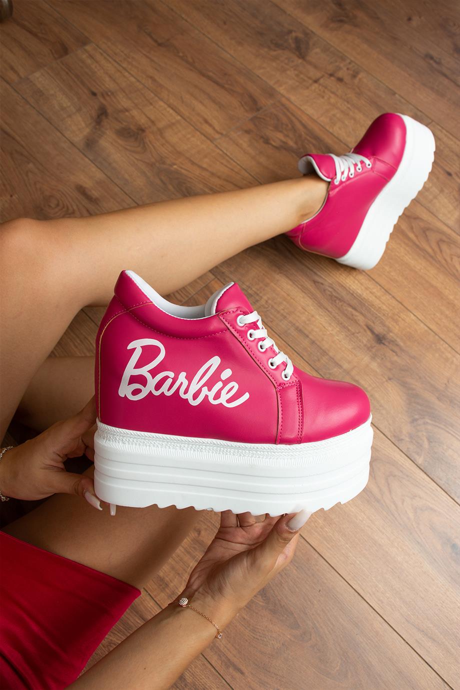 Modanizm Mellow Pembe Gizli Topuklu Spor Ayakkabı