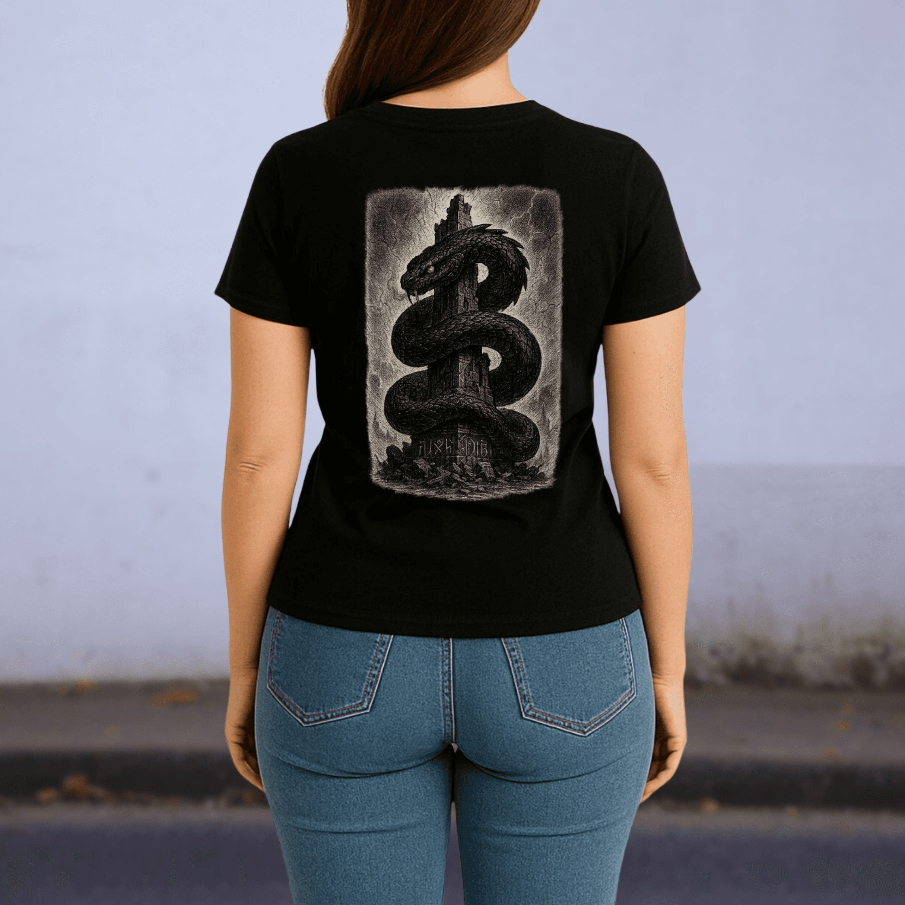 Obsidyen Yılan Unisex Tişört