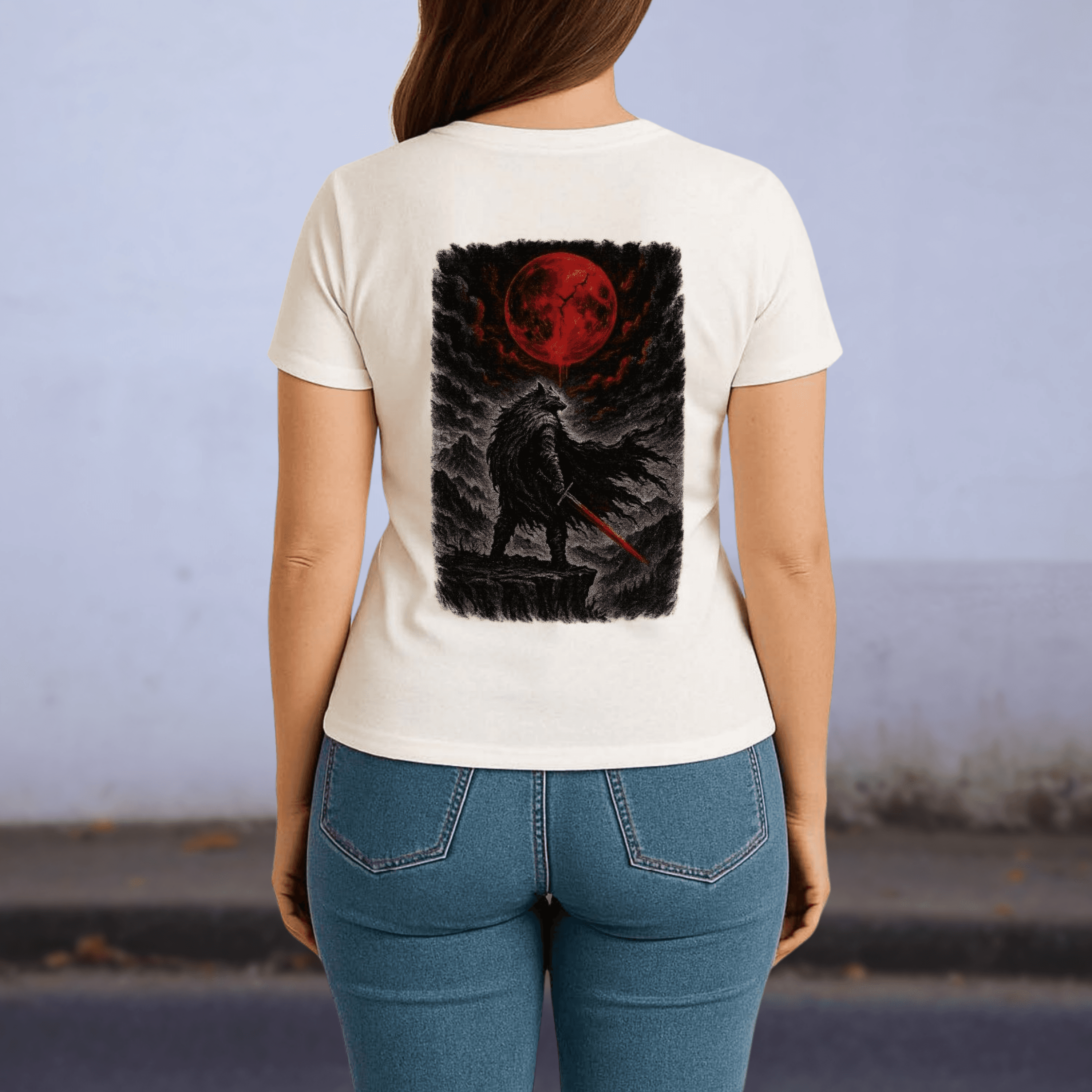Kanlı Ay Unisex Tişört