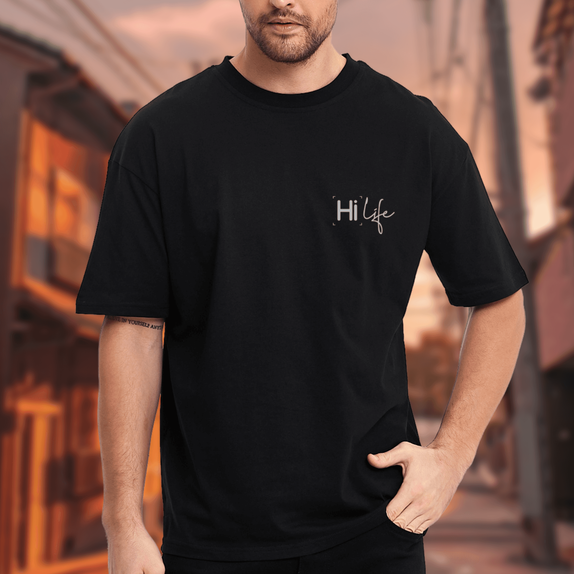 Hi Life Logo Unisex Tişört