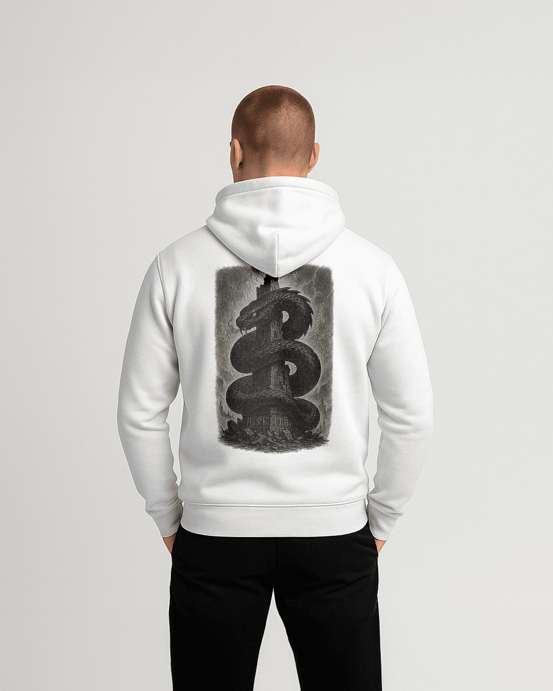 Obsidyen Yılan Unisex Hoodie