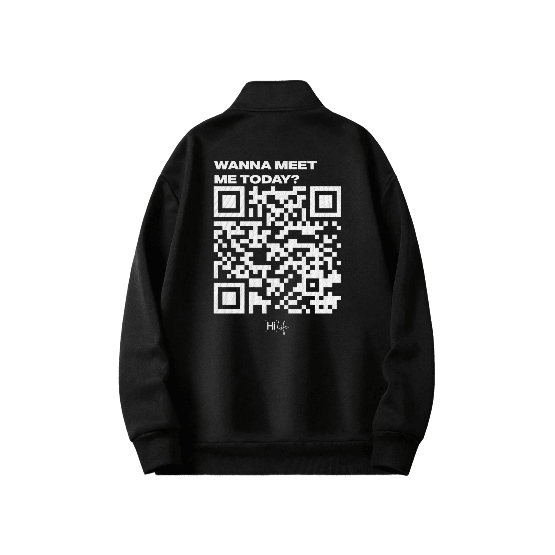 QR Unisex Half Zip Sweatshirt
