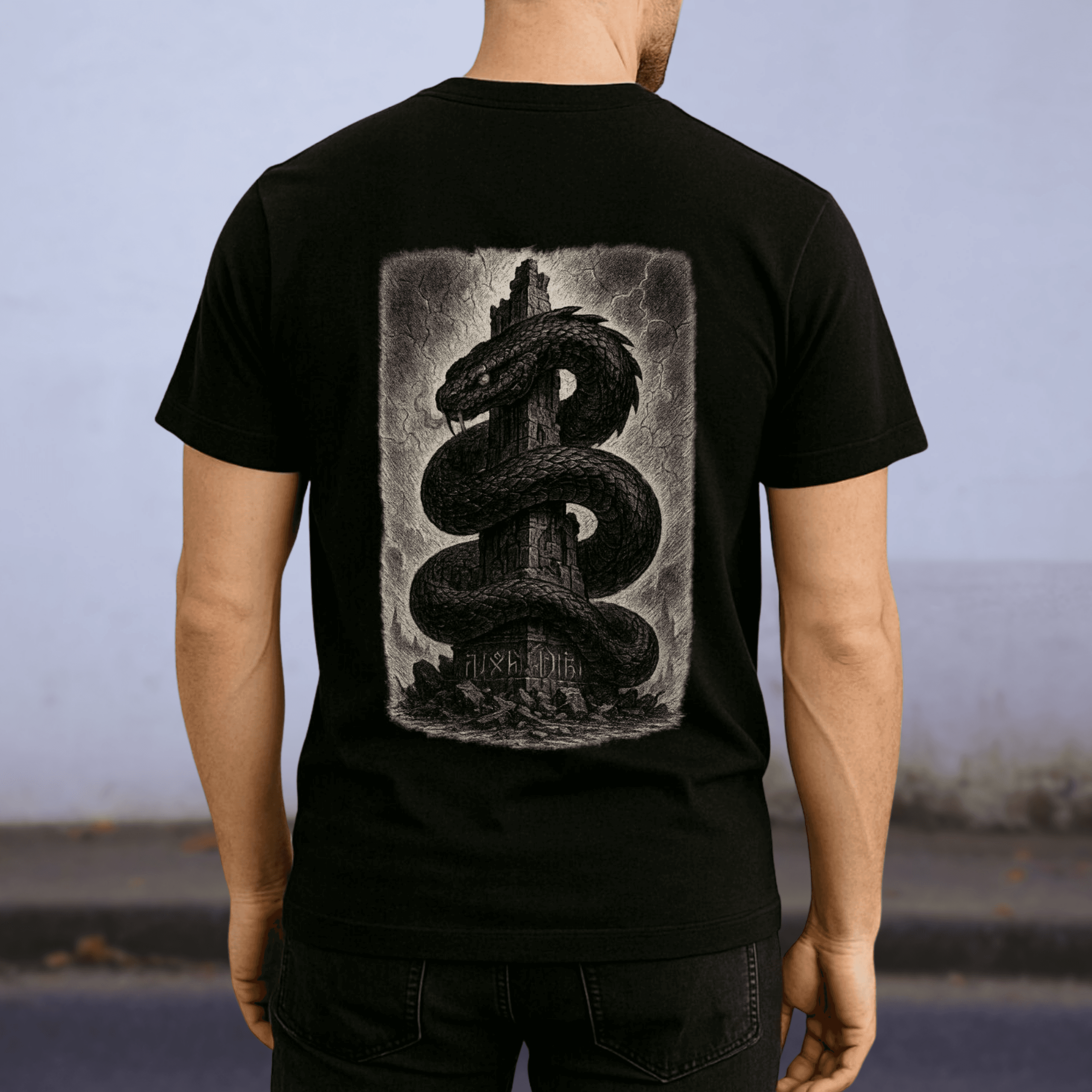Obsidyen Yılan Unisex Tişört