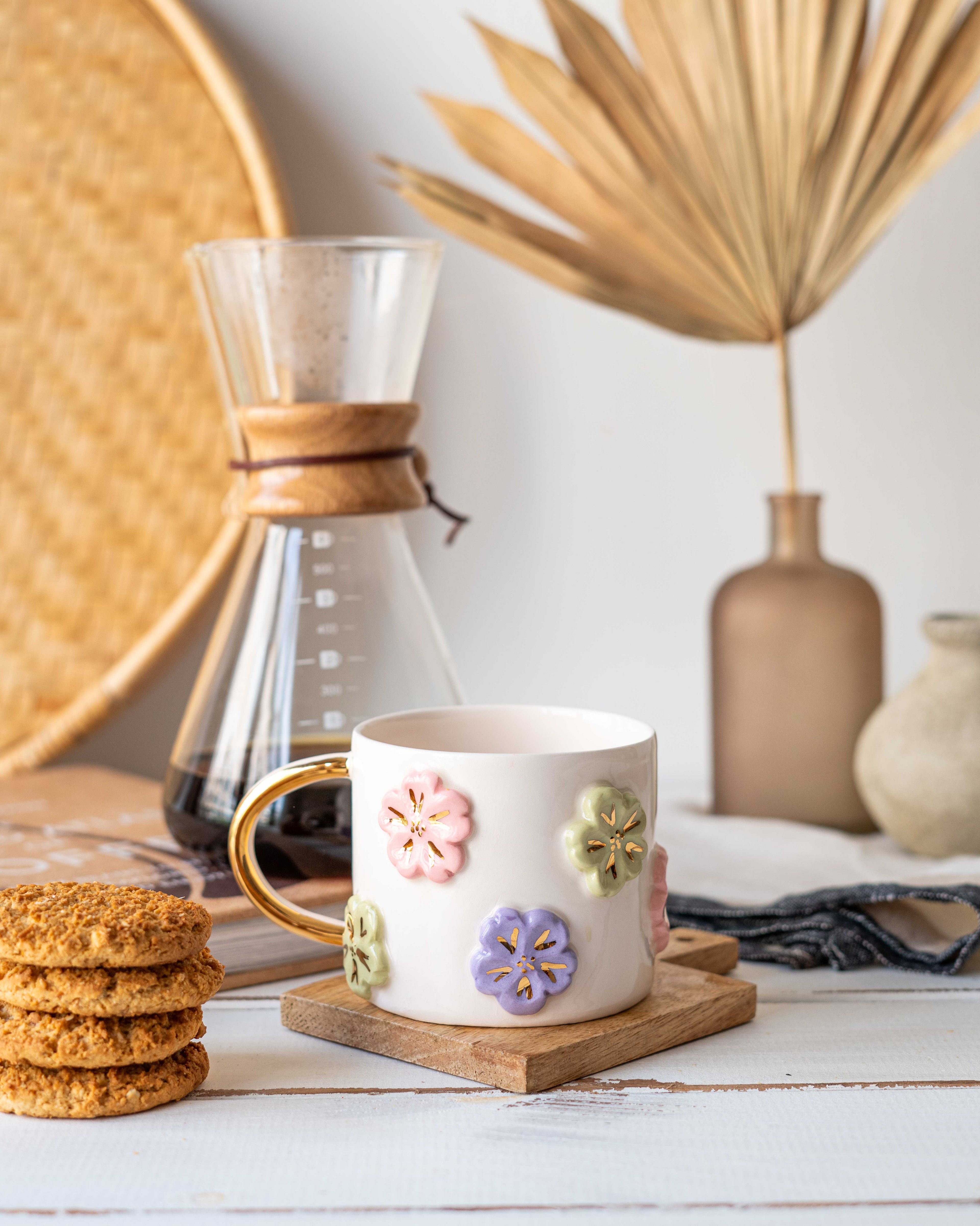 Colorful Floral Mug