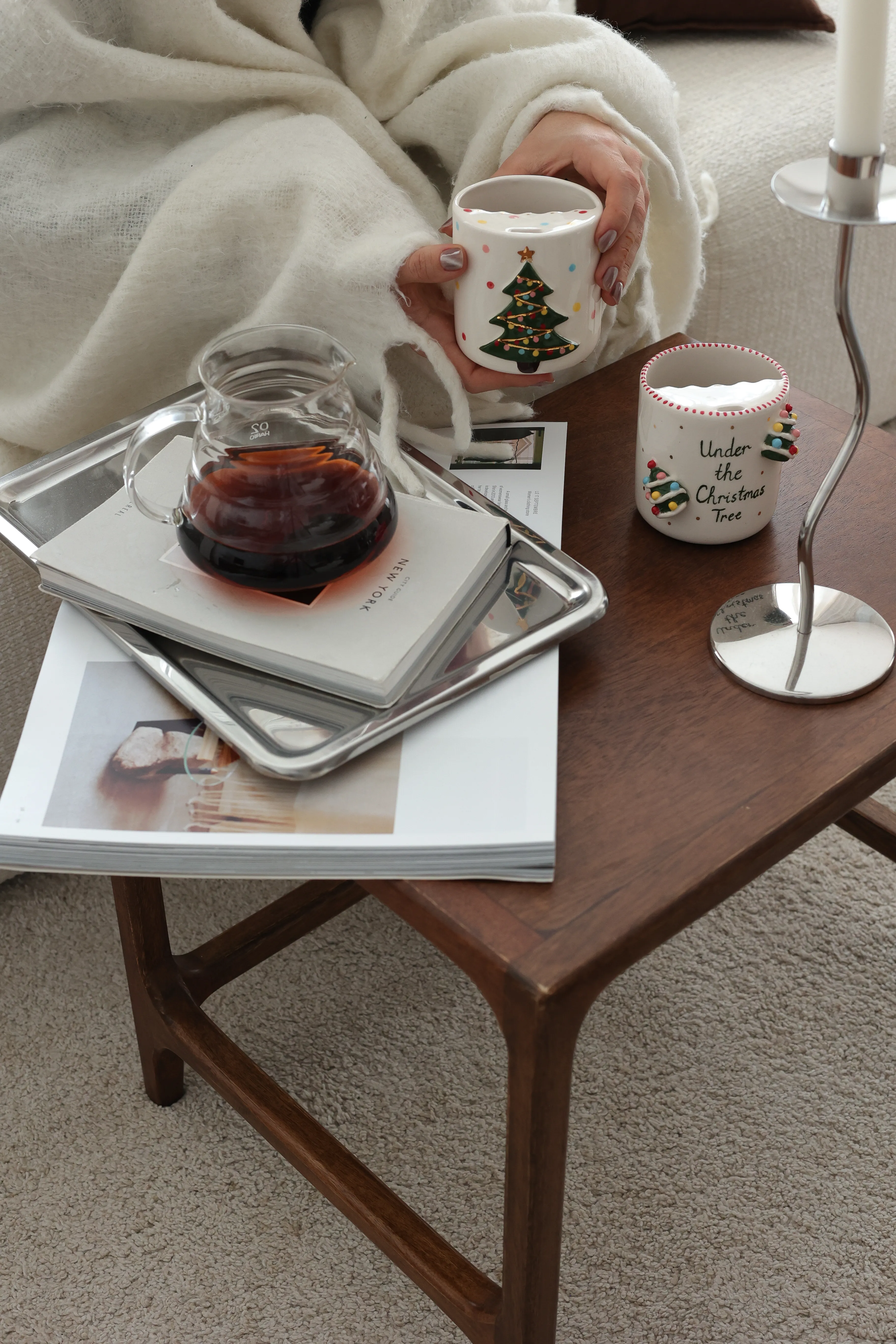 Under the Christmas Tree Termos 24k altın detaylı