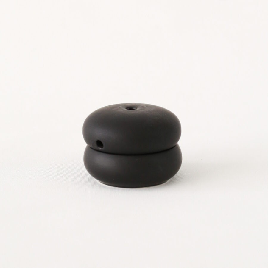 Black Matte Incense Holder 