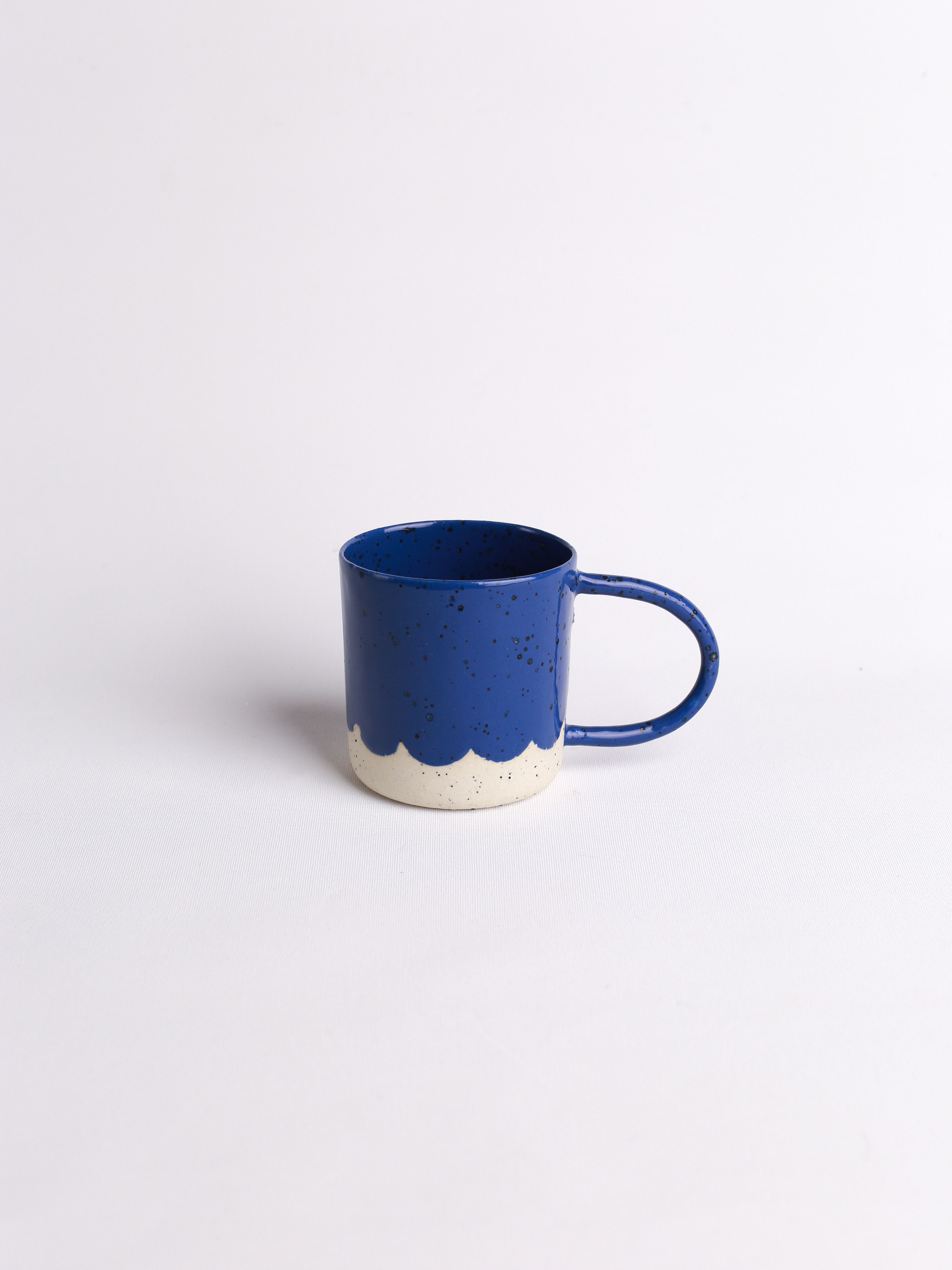 Stoneware Maxi Kulplu Kupa - cobalt