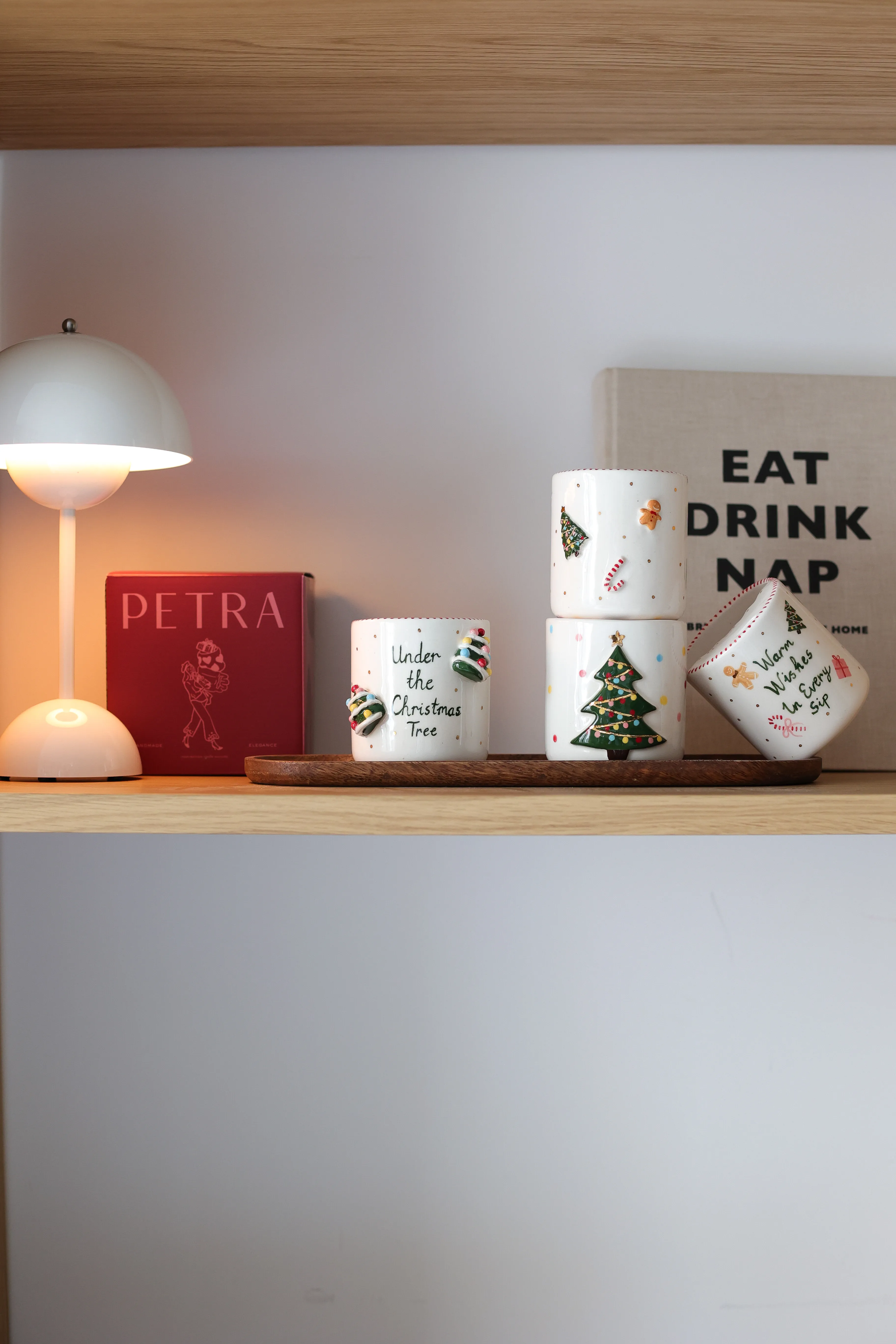 Warm Wishes In Every Sip Termos 24k altın detaylı