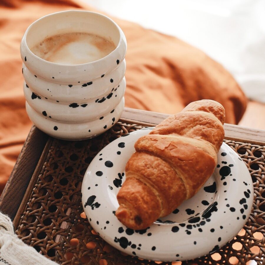 Victoria Dalmatian Mug and Dalmatian Donut Plate  