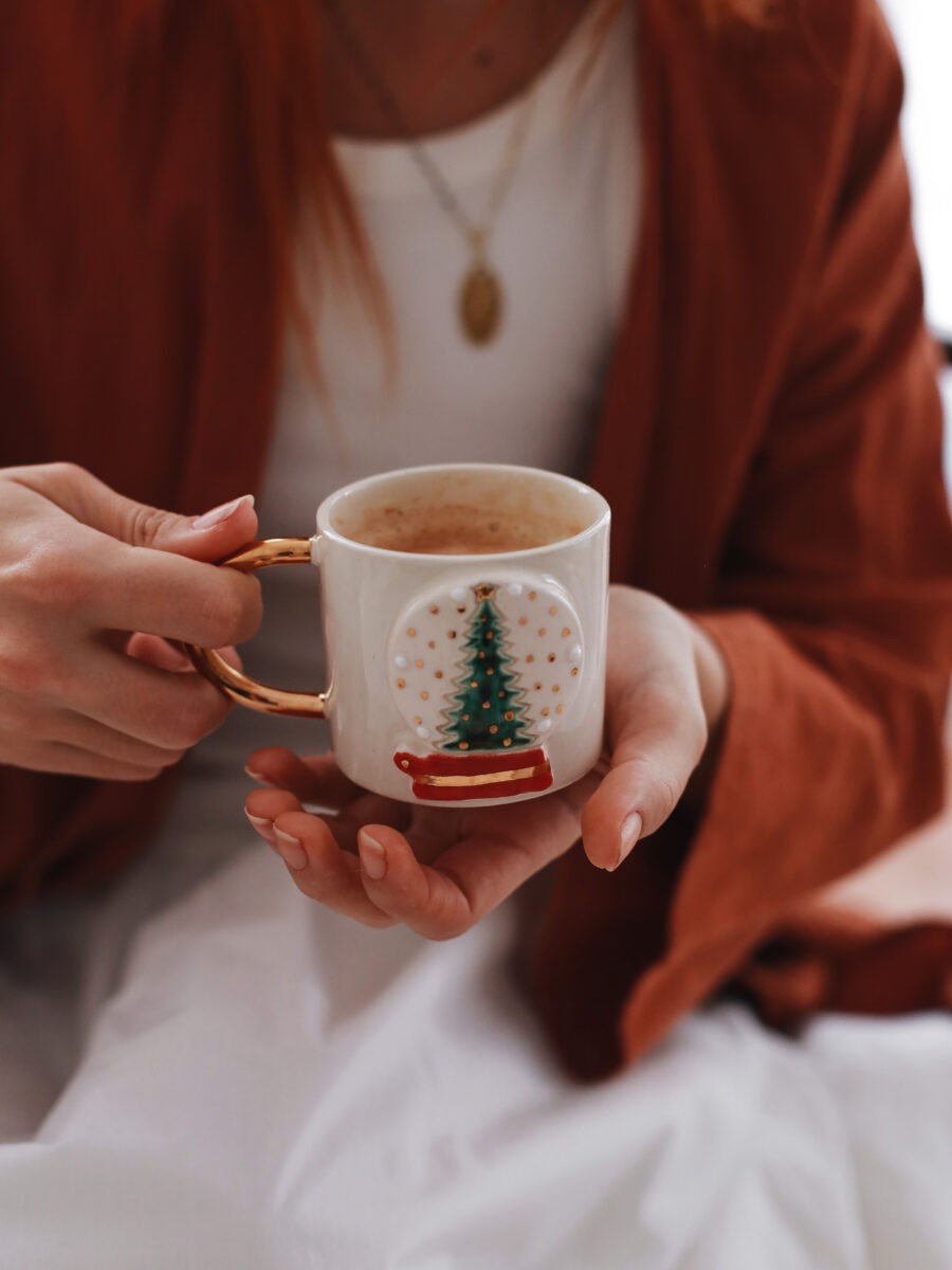 Pine Snow Globe Mug 