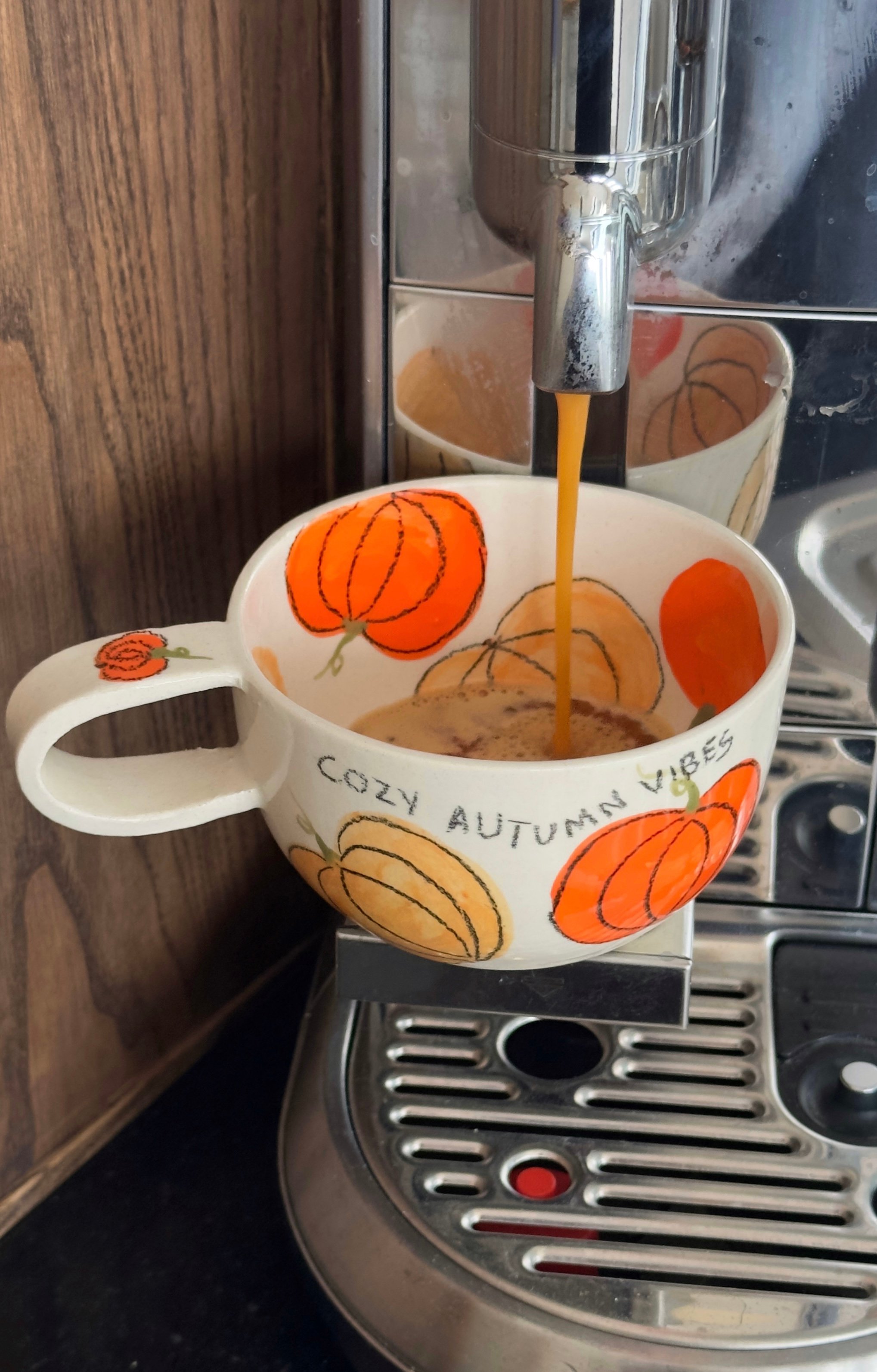 Cozy Autumn Vibes Pumpkin Mug