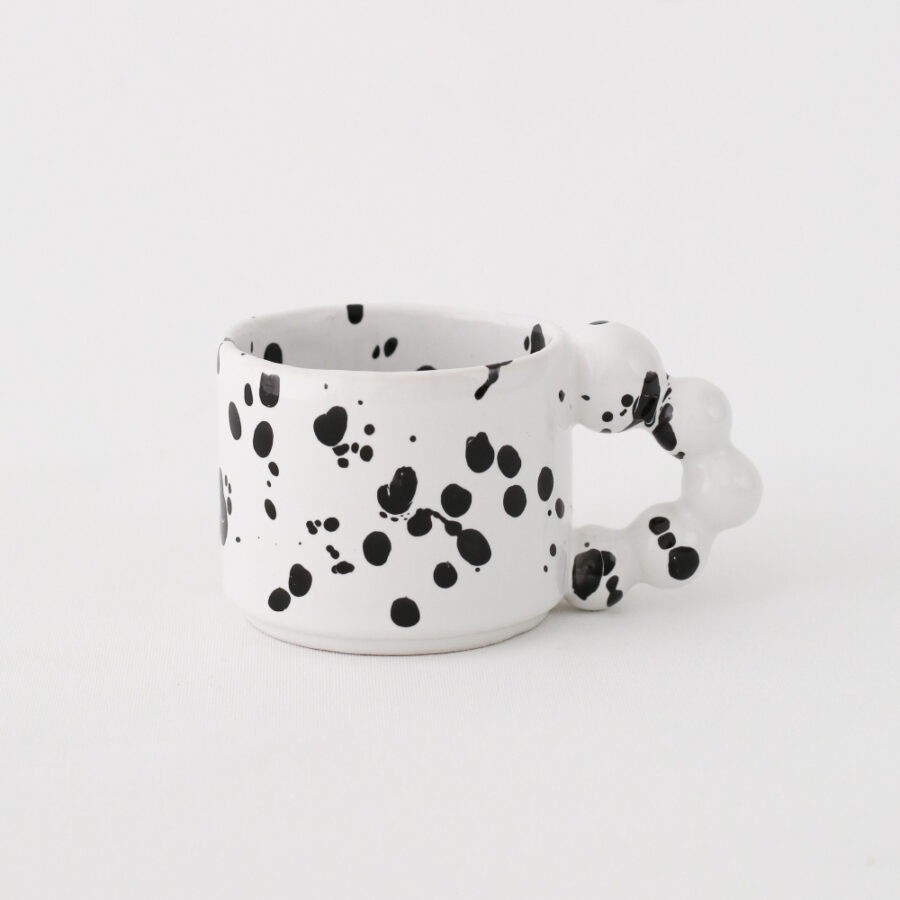 Bead Handle Dalmatian Mug 