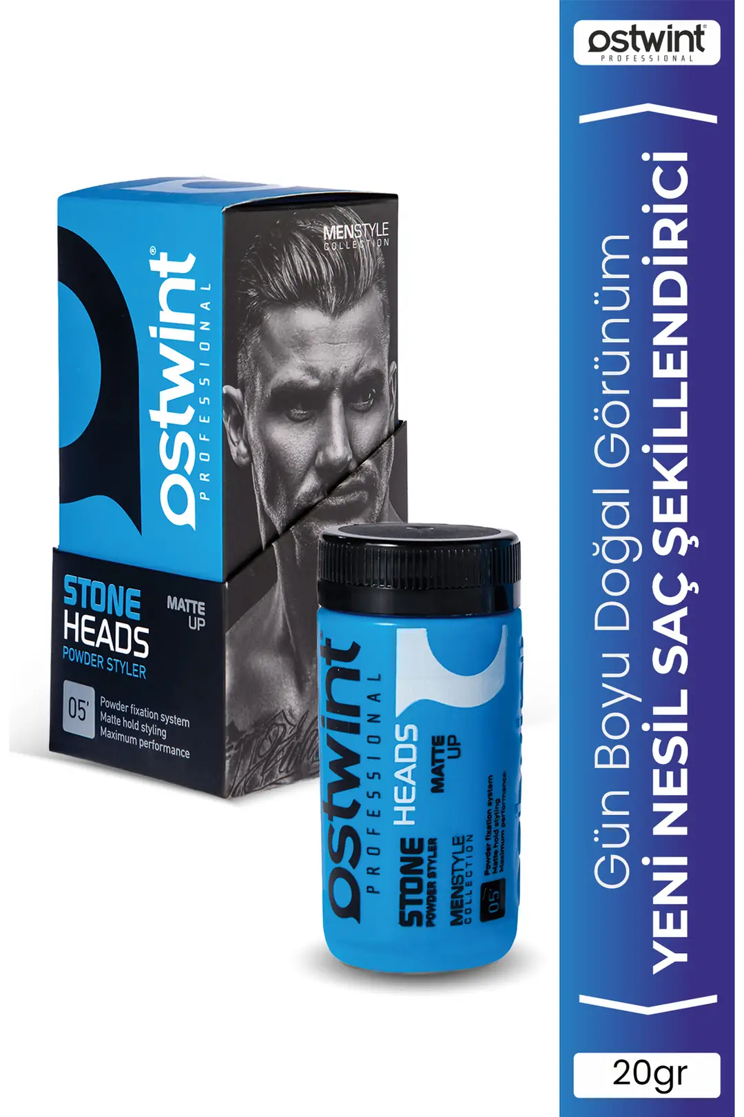 Mavi Stone Matte Saç Şekillendirici Toz Wax 20 Ml