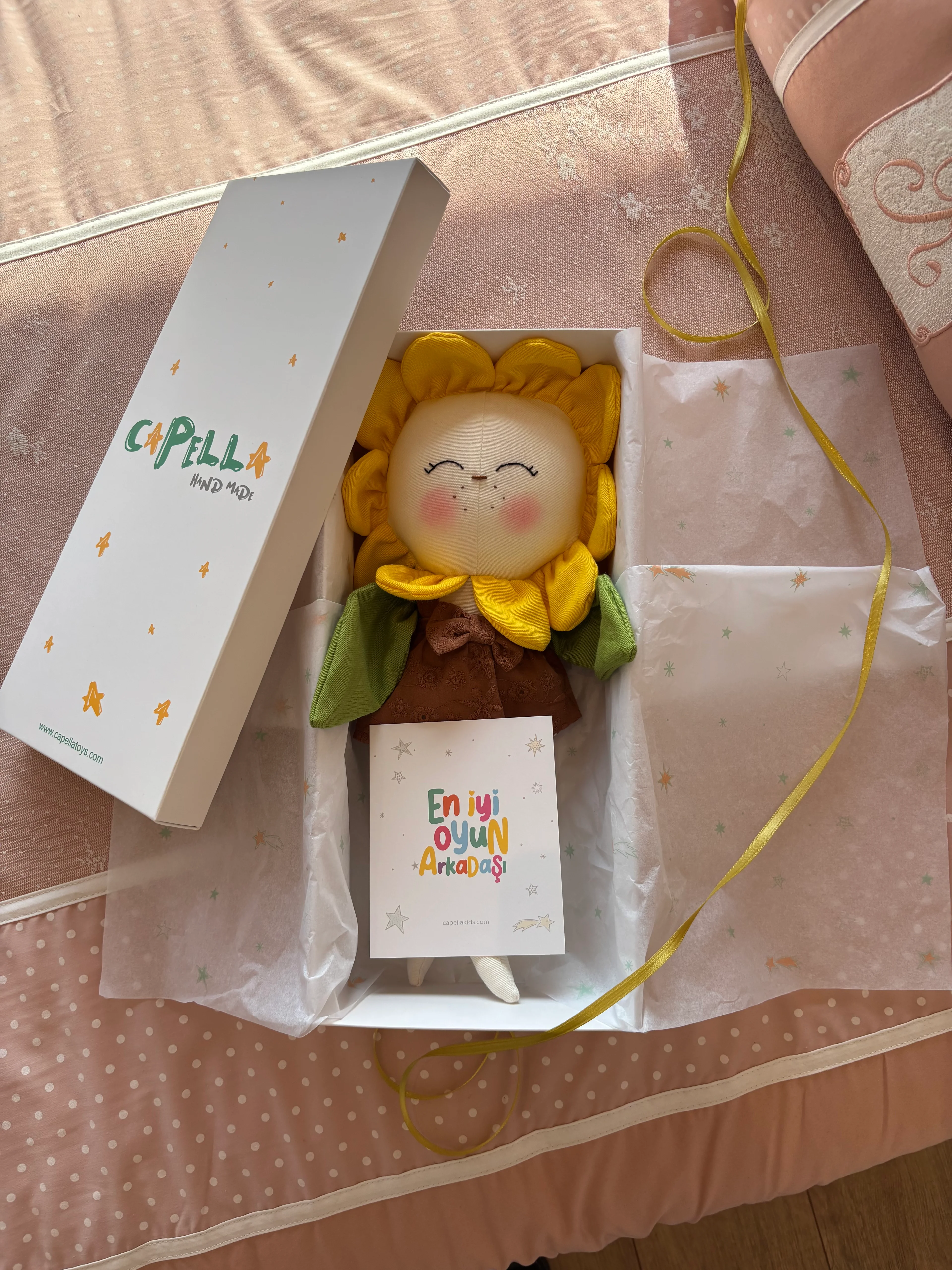 Çiçek Lalu El Yapımı Bez Bebek