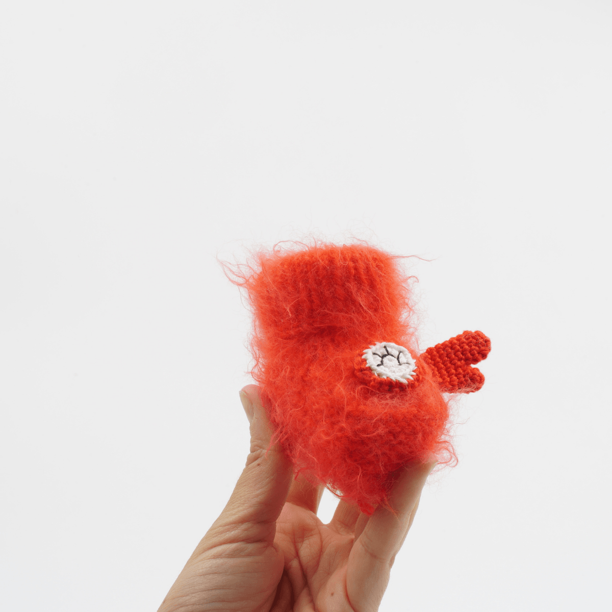Yenidoğan Natural Bebek Amigurumi Hediyelik Set Şaşkın Yengeç Diş Kaşıyıcılı Uyku Arkadaşı, Patik ve Müslin Seti