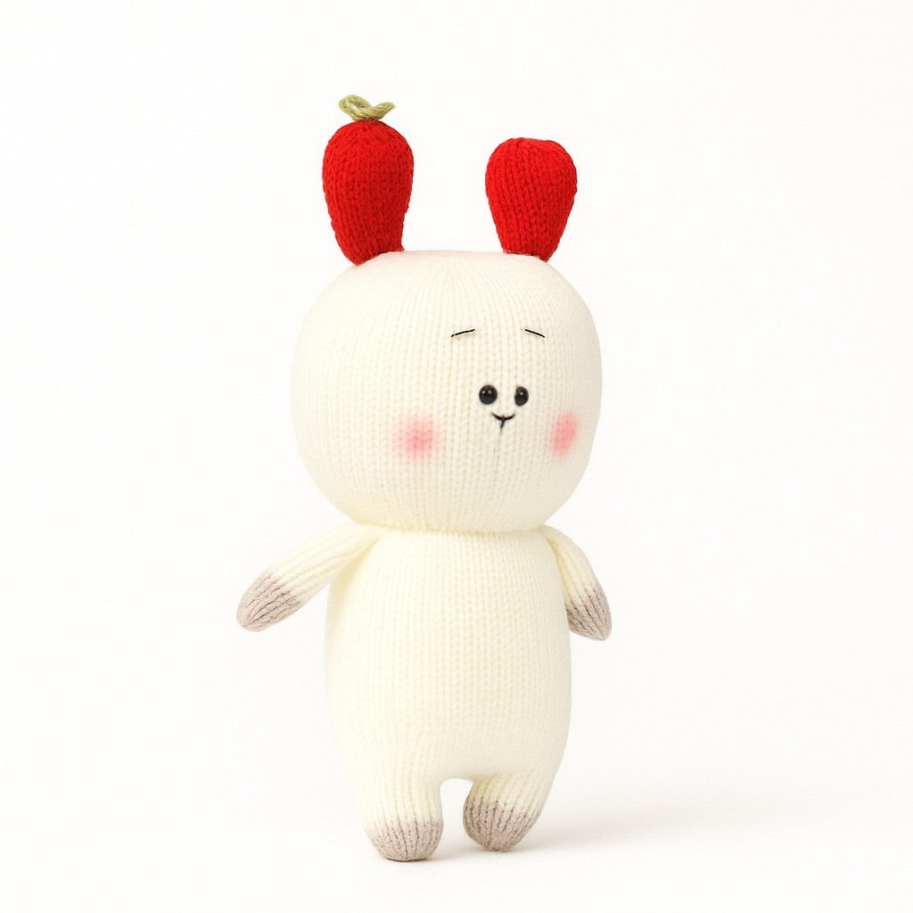 Bebek Örgü Yumaşak Peluş Oyun Arkadaşı Rabbito