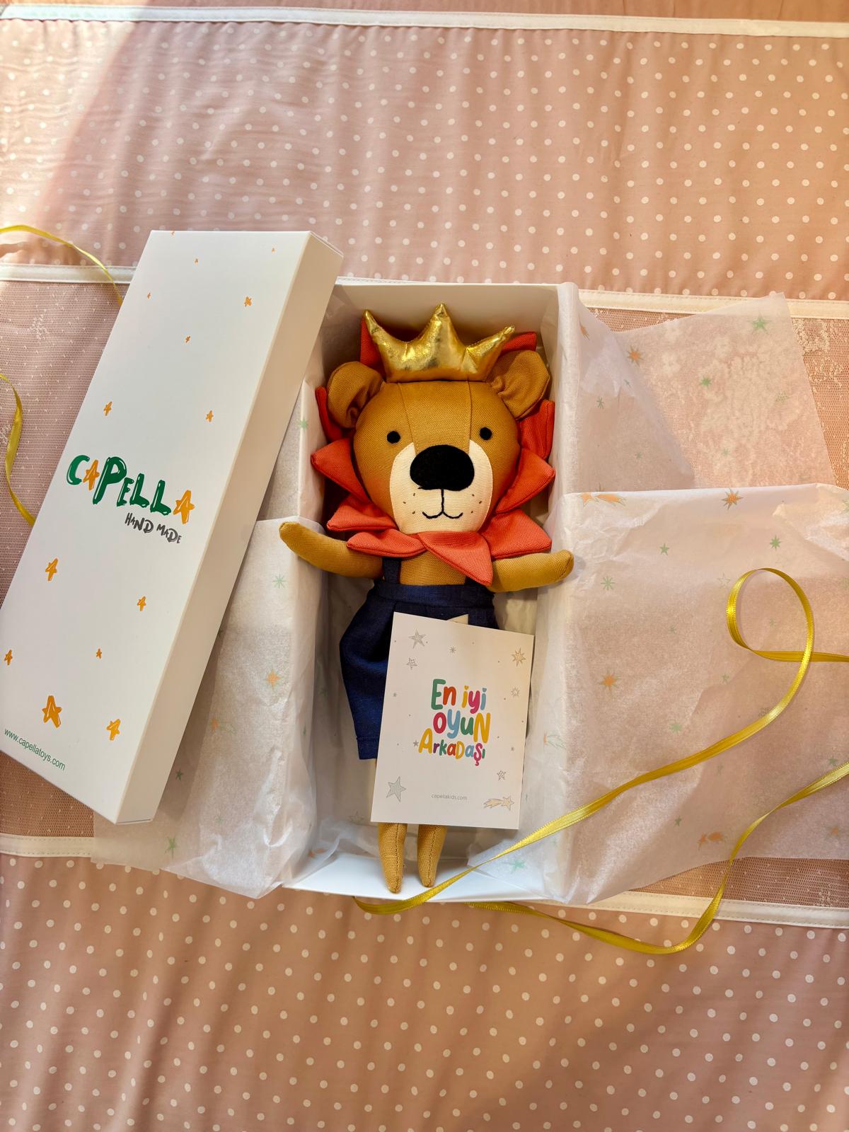 Aslan Lio El Yapımı Bez Bebek