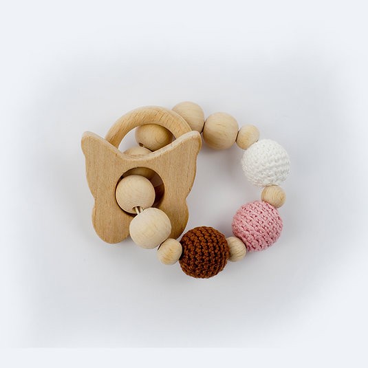 Yenidoğan Natural Bebek Amigurumi Hediyelik Set Utangaç Geyik Diş Kaşıyıcı, Oyun Bileziği, Müslin
