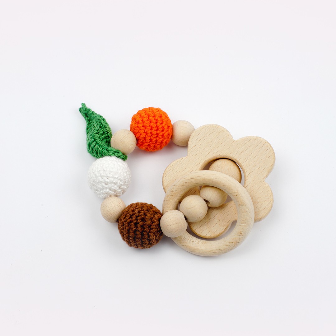 Yenidoğan Natural Bebek Amigurumi Hediyelik Set Kurnaz Tilki Diş Kaşıyıcı, Patik, Müslin