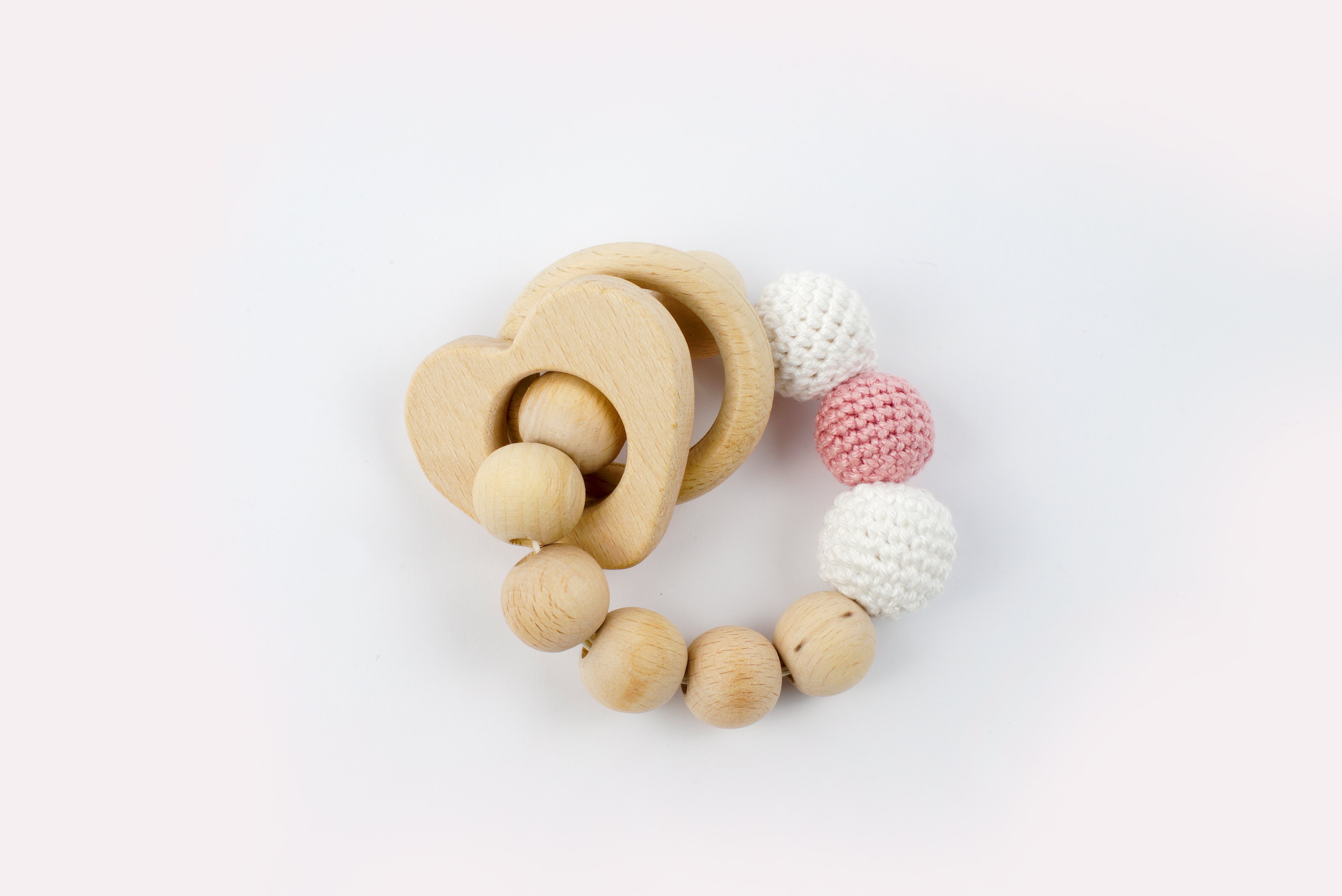 Yenidoğan Natural Bebek Amigurumi Hediyelik Set Pembe Balina Diş Kaşıyıcılı Uyku Arkadaşı, Bilezik ve Patik Seti