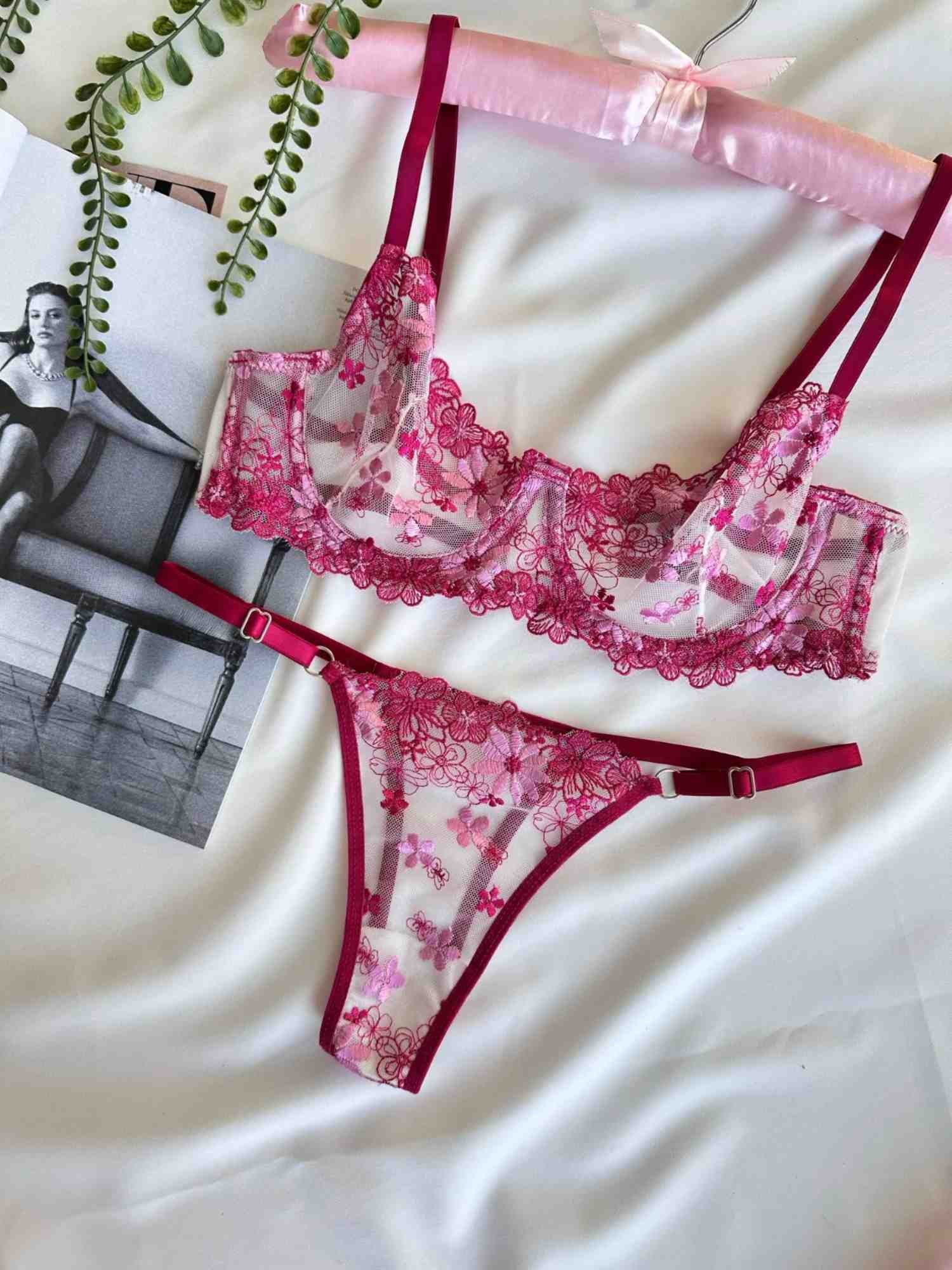 PEMBE PAPATYA BRA SET