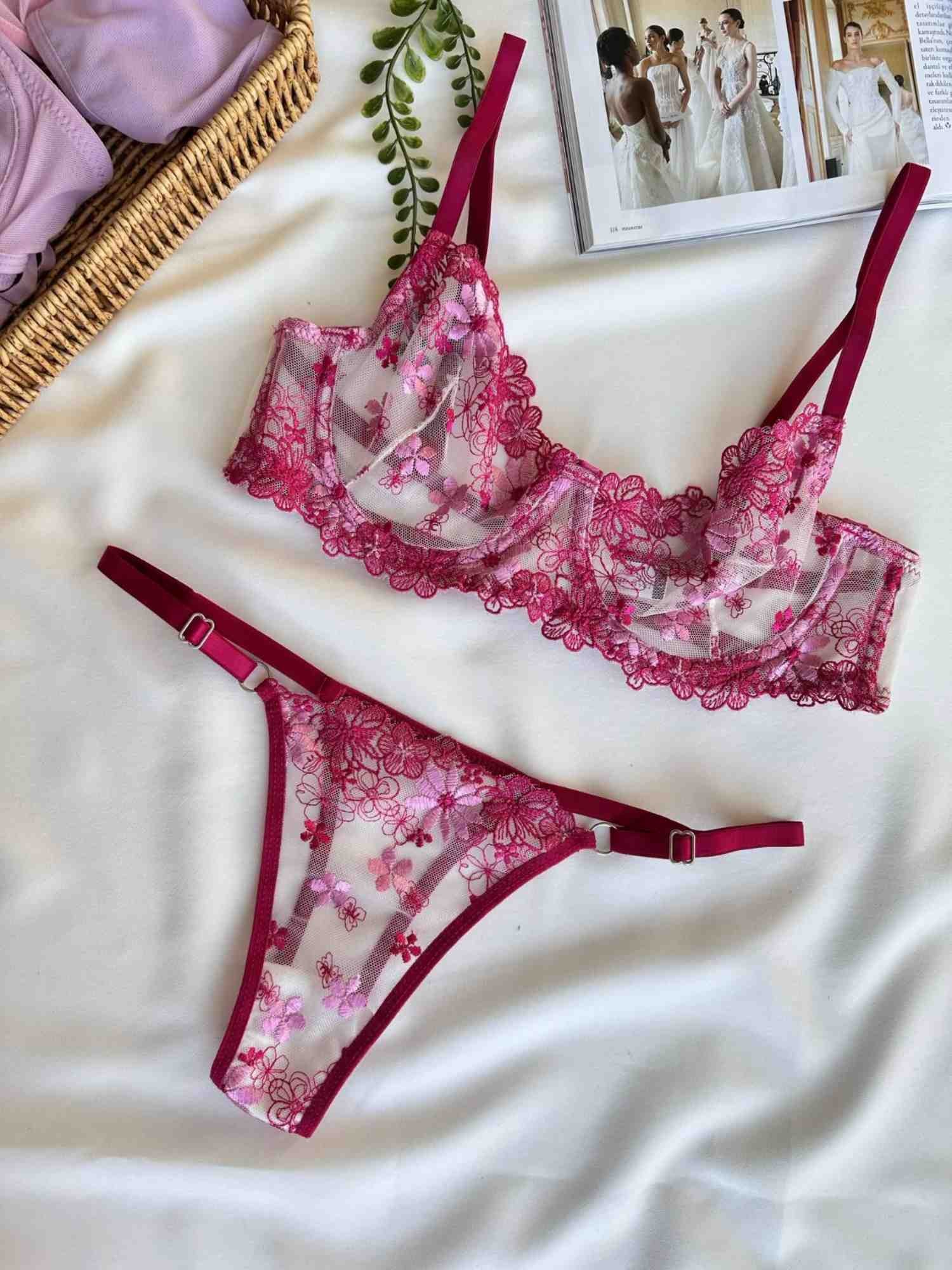 PEMBE PAPATYA BRA SET