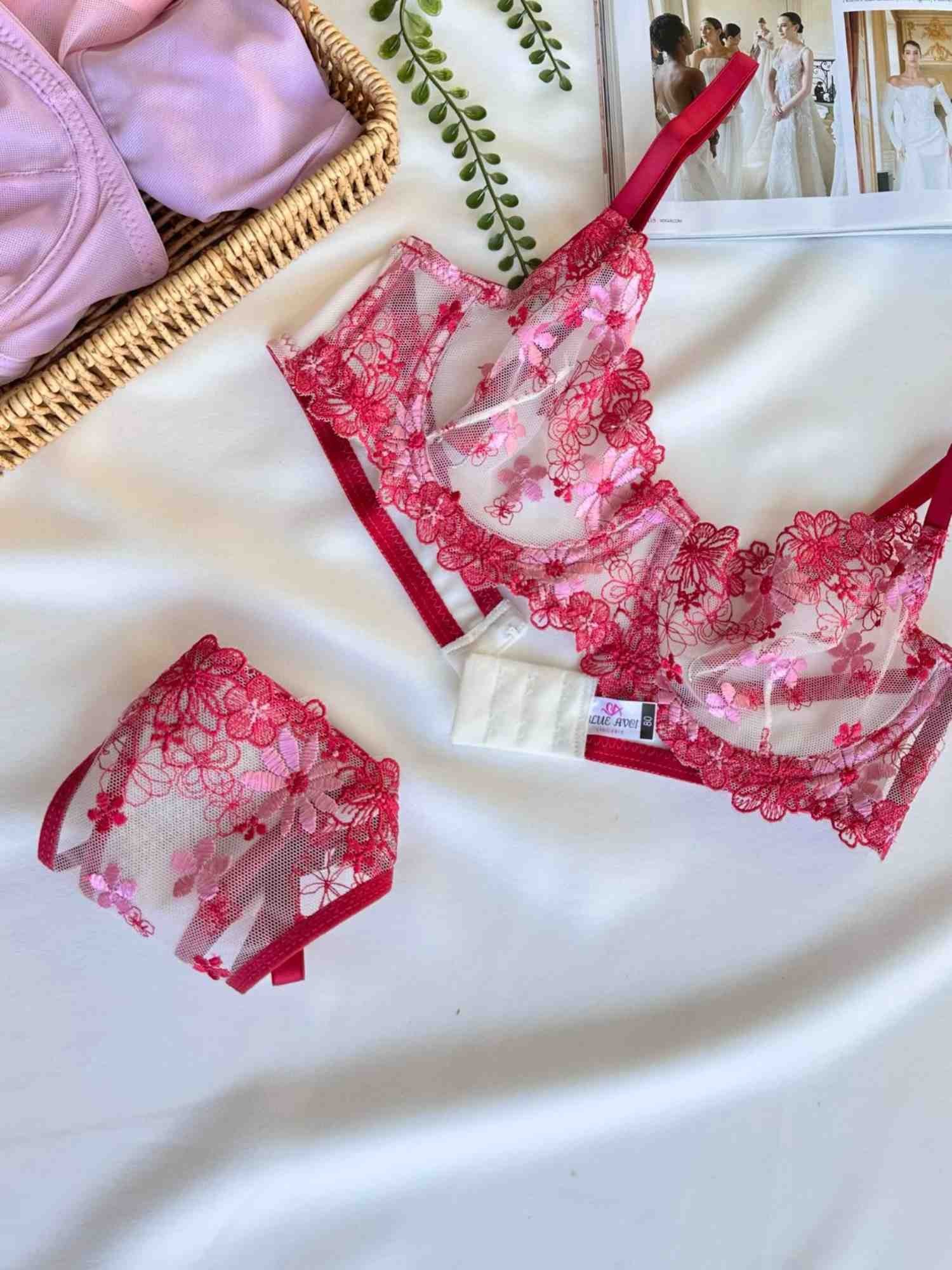 PEMBE PAPATYA BRA SET