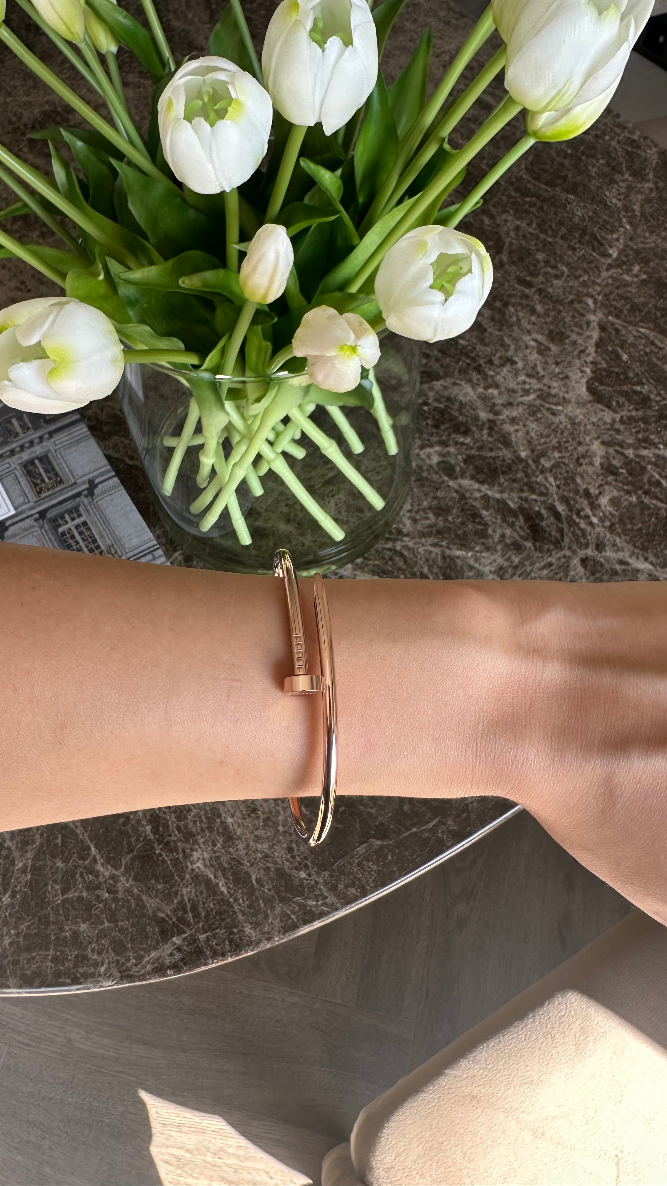 Crt Çivi Bileklik Rose Gold